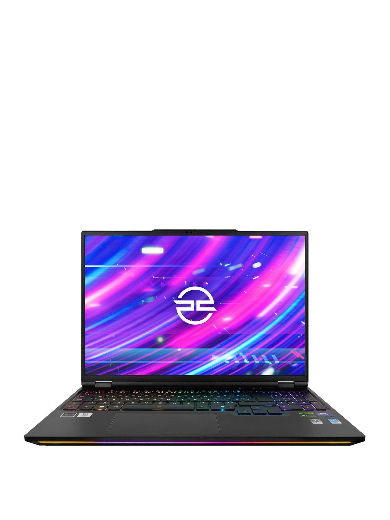 PCSpecialist Recoil 16 Gaming Laptop - 16in QHD+ 300Hz, GeForce RTX 5070 Ti, Intel Core Ultra 9, 32GB RAM, 2TB SSD - Black