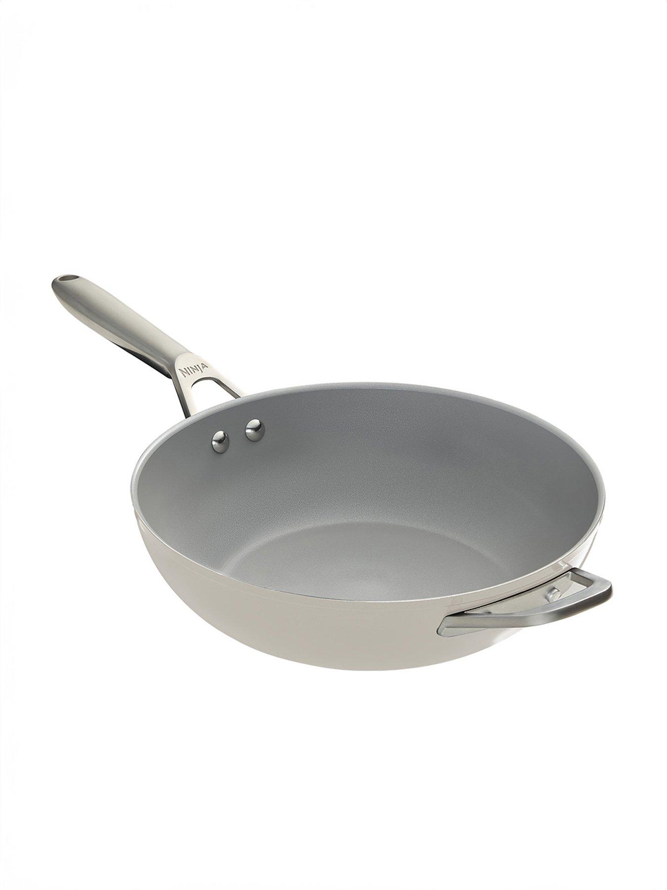 NINJA Ceramic Pro 28cm Wok - Stone Cw30928ukst