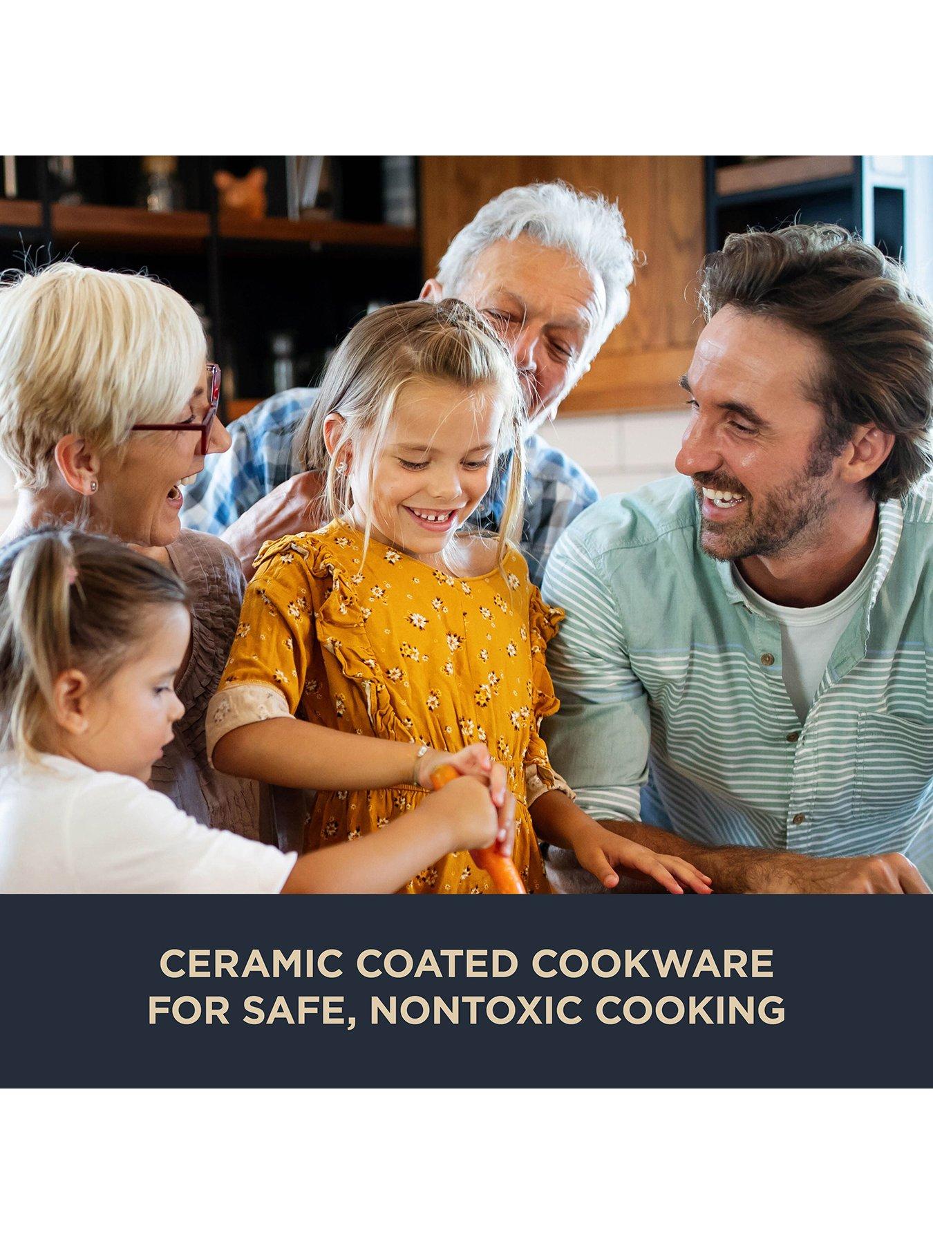 Image 3 of 7 of NINJA Ceramic Pro 26cm Saute Pan - Stone Cw30126ukst