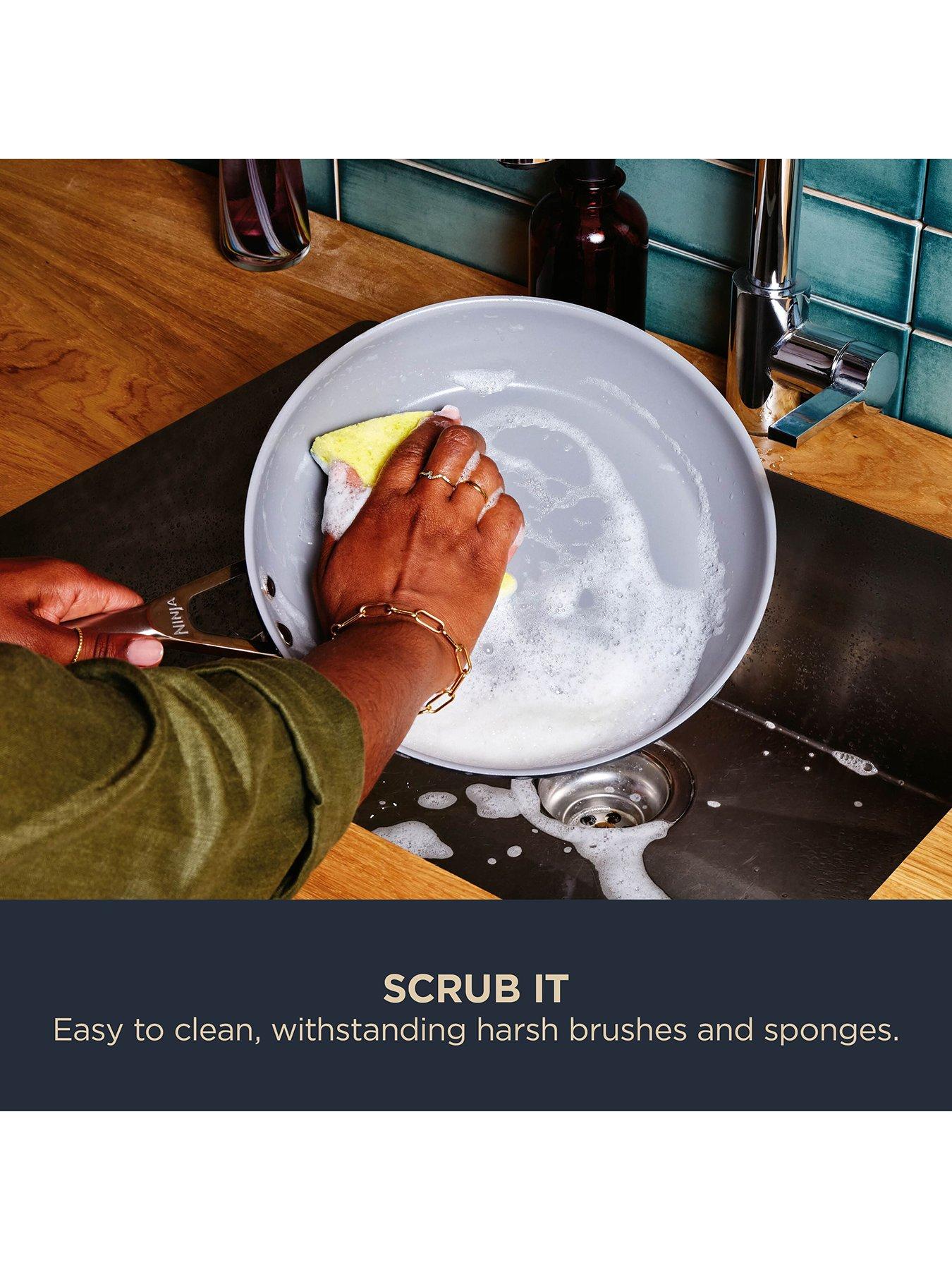 Image 4 of 7 of NINJA Ceramic Pro 26cm Saute Pan - Stone Cw30126ukst