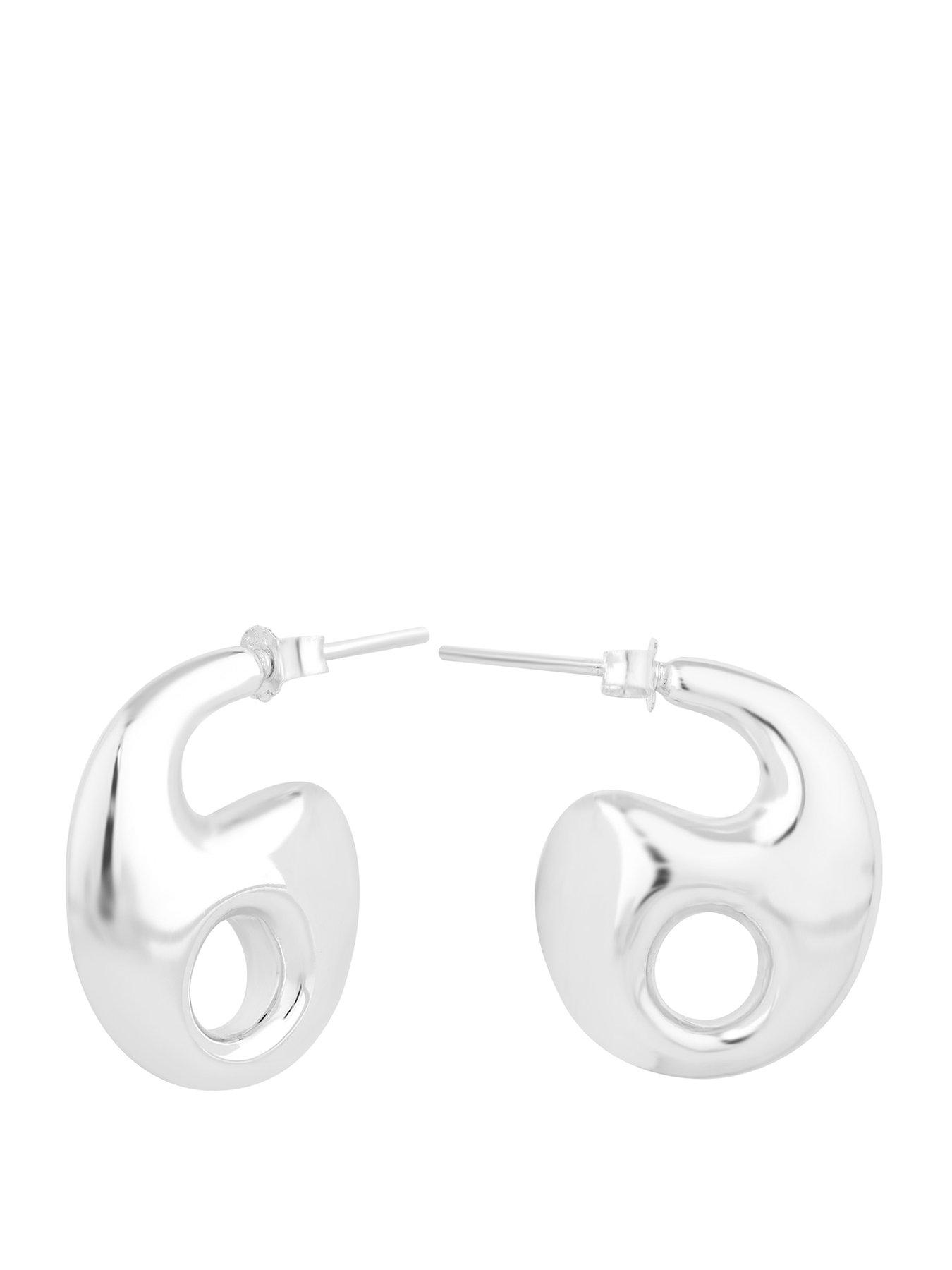 Seol + Gold Sterling Silver Mariner Link Studs