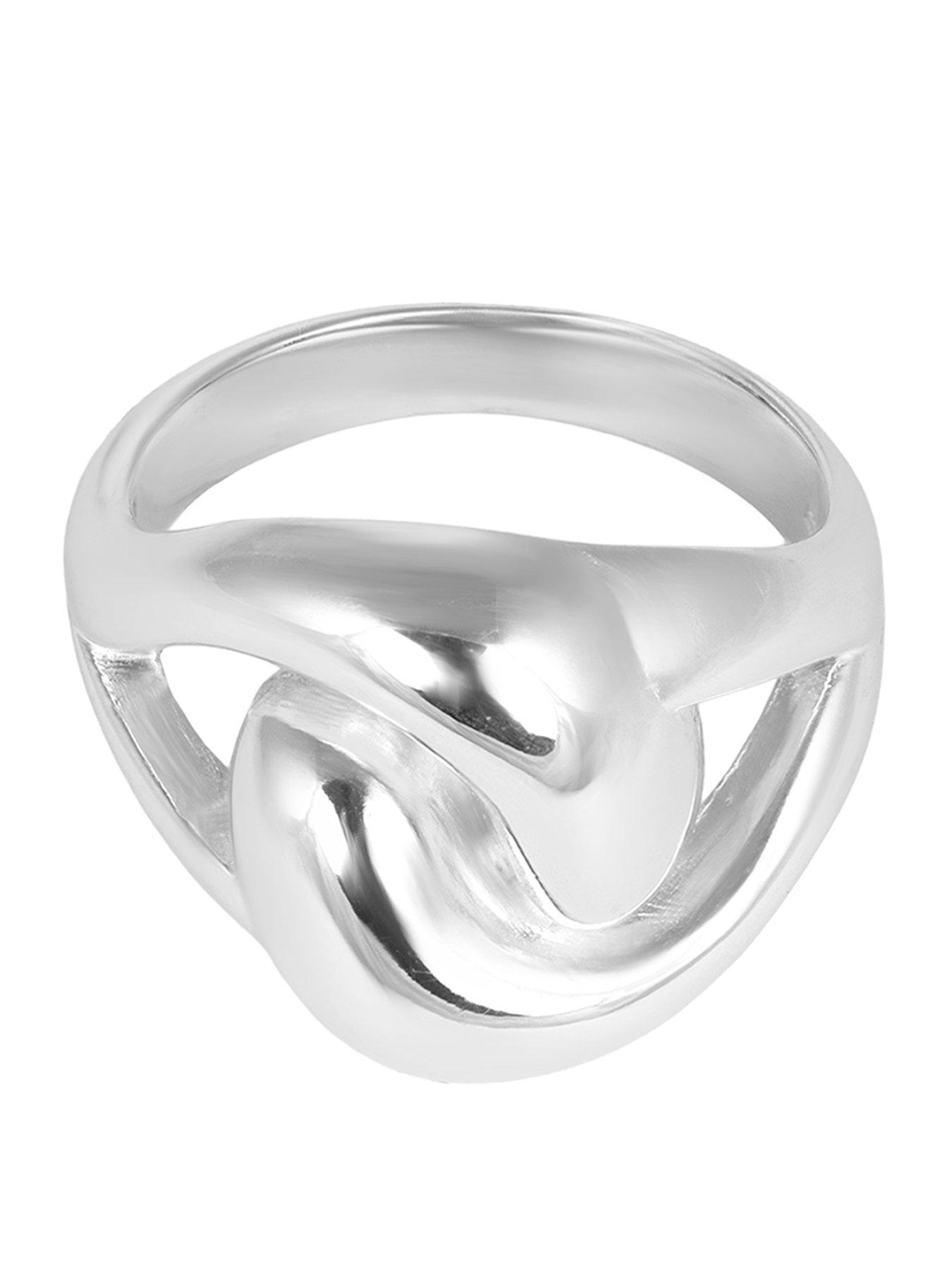 Seol + Gold Sterling Silver Chunky Twist Ring
