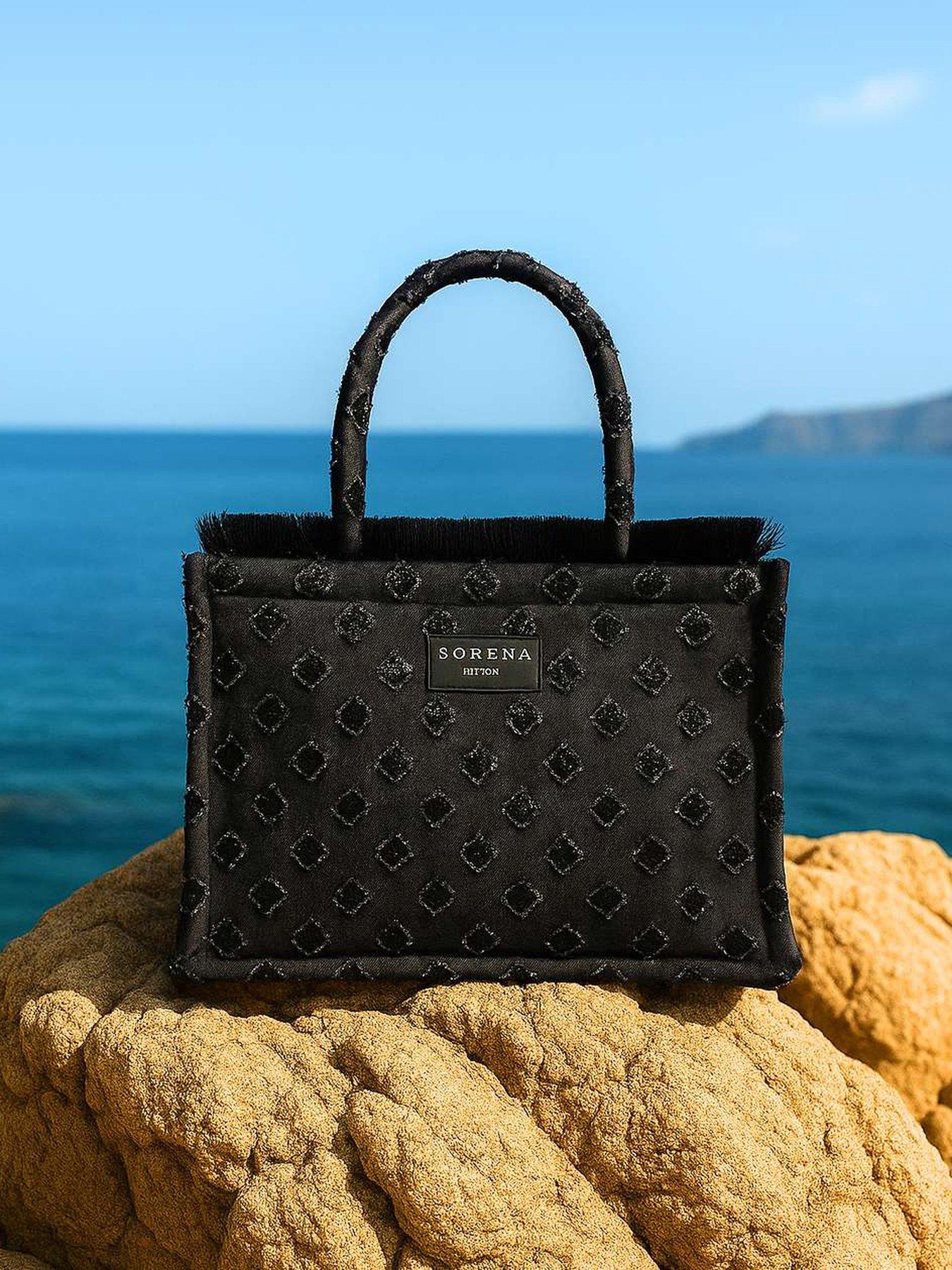 Sorena Contessina Medium Tote Bag - Black