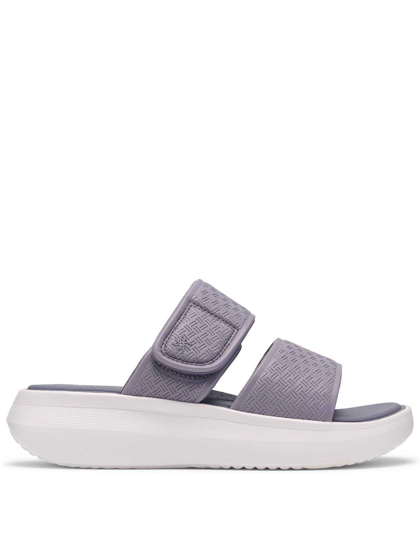 Clarks Solevana Star2 Sandals, Grey, Size 5, Women