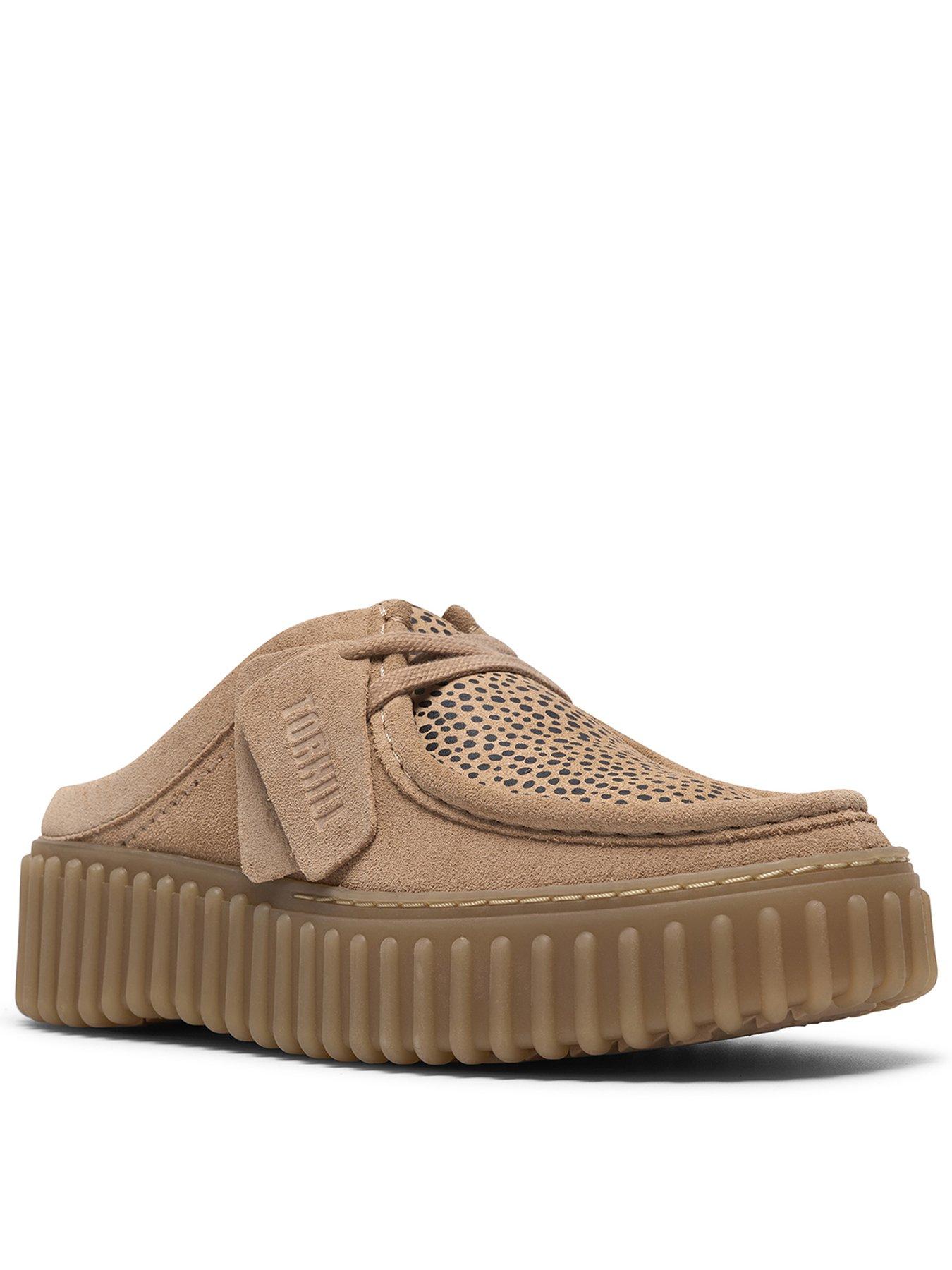 Clarks Torhill Mule Shoes - Animal Print