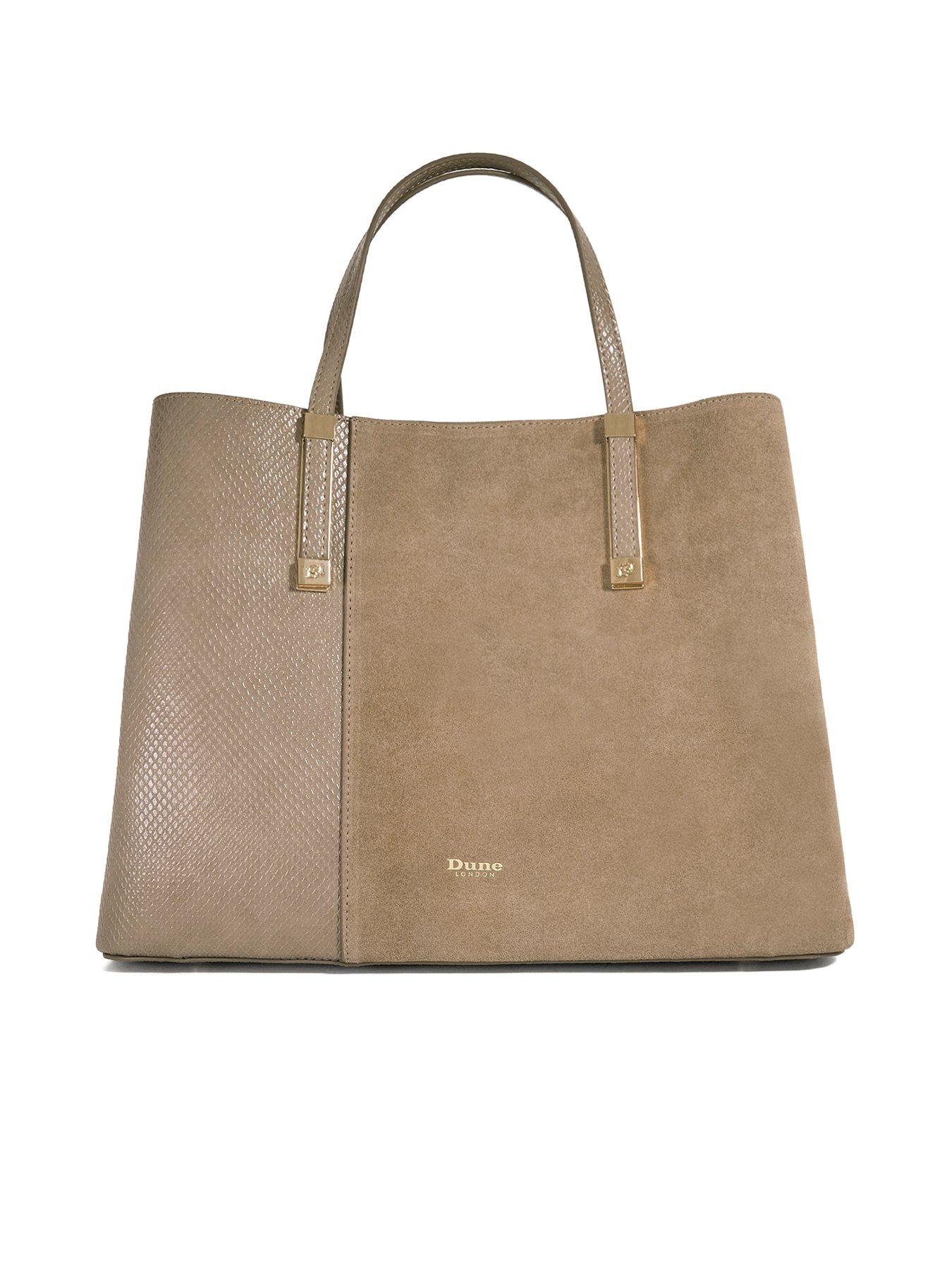 Dune London Dorry Textured Tote Bag - Grey