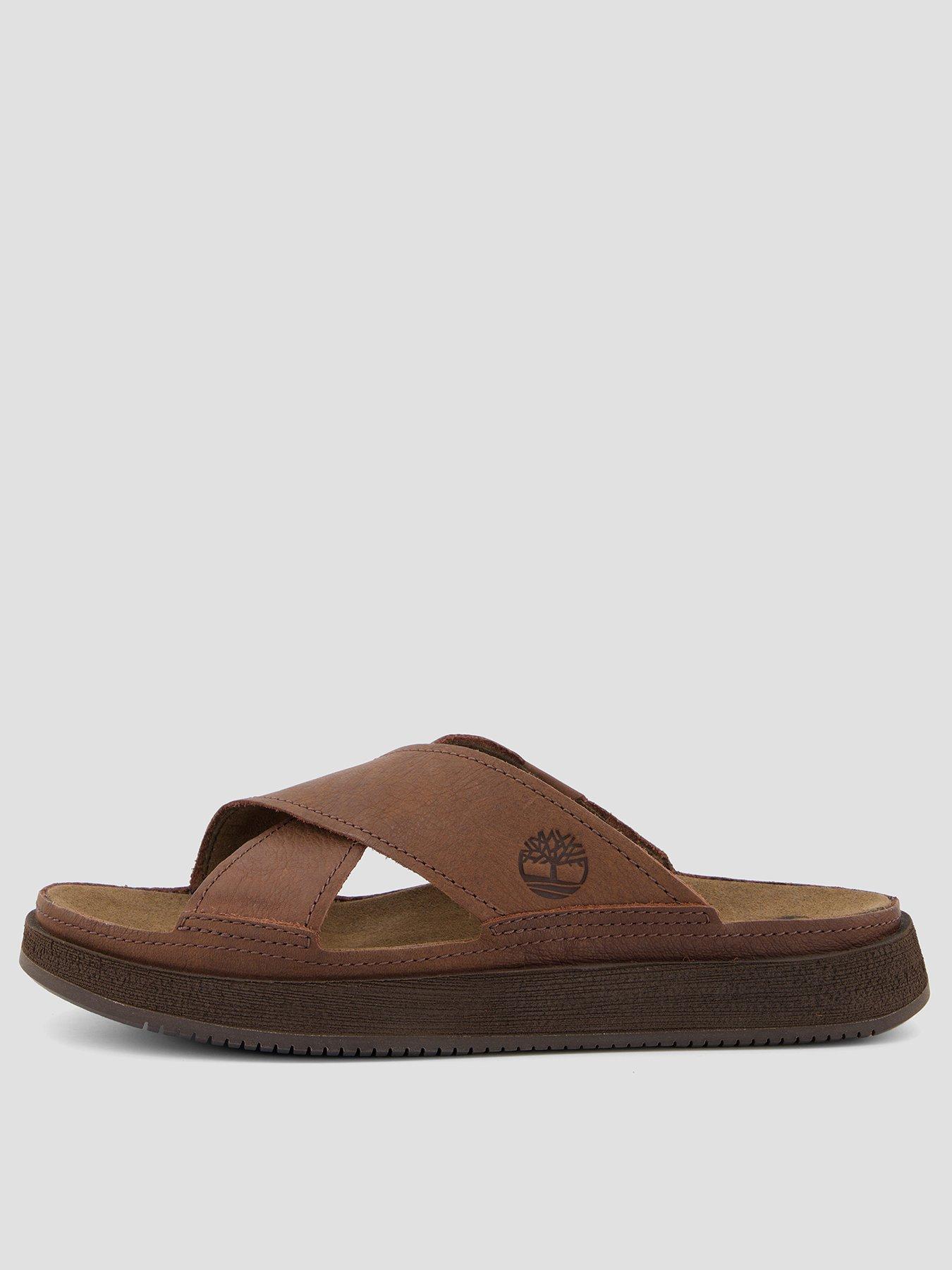 Timberland Casco Cove Slide Sandal - Dark Brown