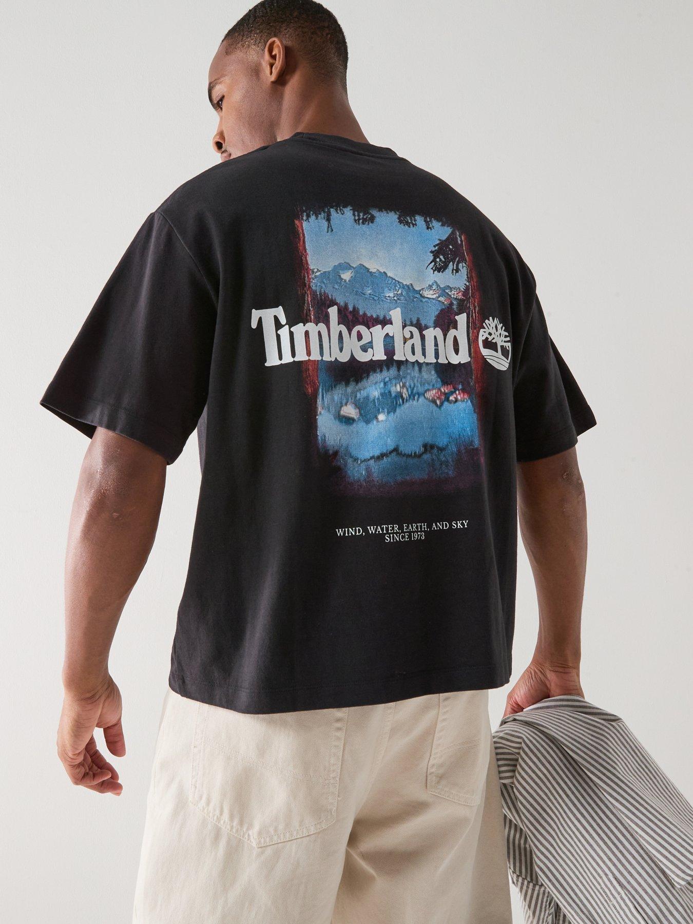 Timberland Outdoor Back Graphic T-Shirt - Black | Very