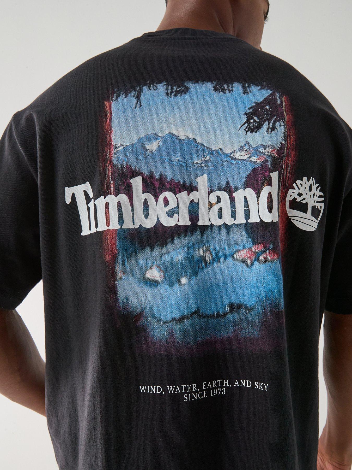 Timberland Outdoor Back Graphic T-Shirt - Black | Very