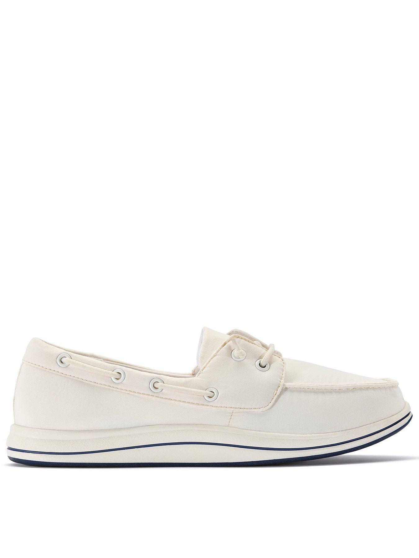Clarks Brinkley Edge Shoes - White