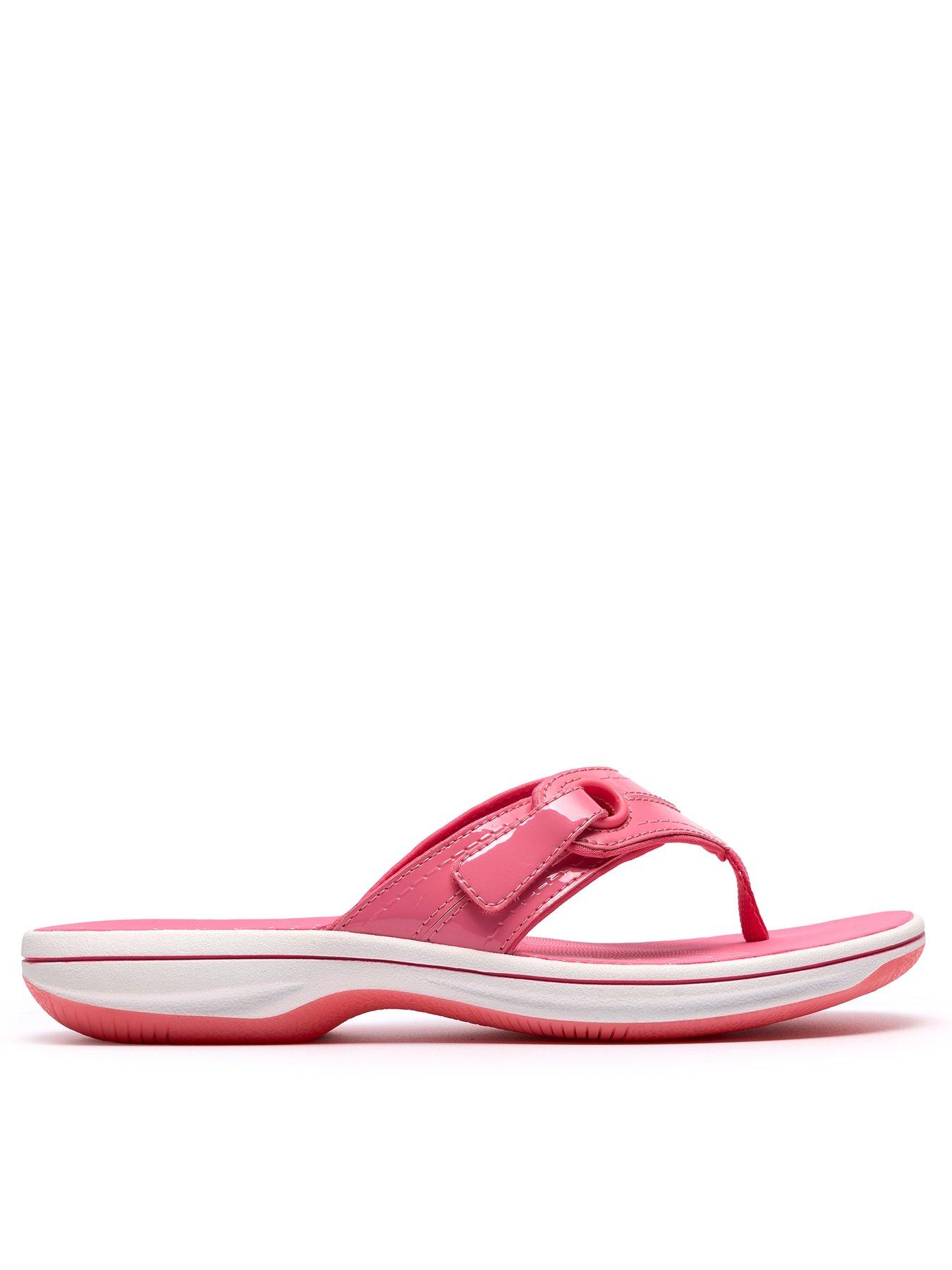 Image 1 of 6 of Clarks Brinkley Reyna Sandals - Pink