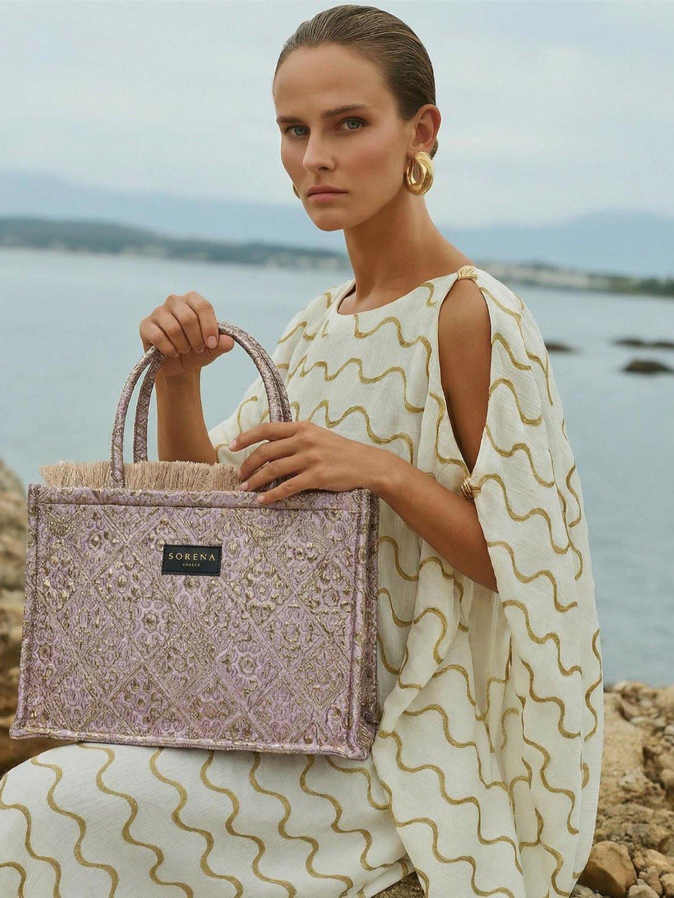 Sorena Anemi Medium Tote Bag, Pink, Women