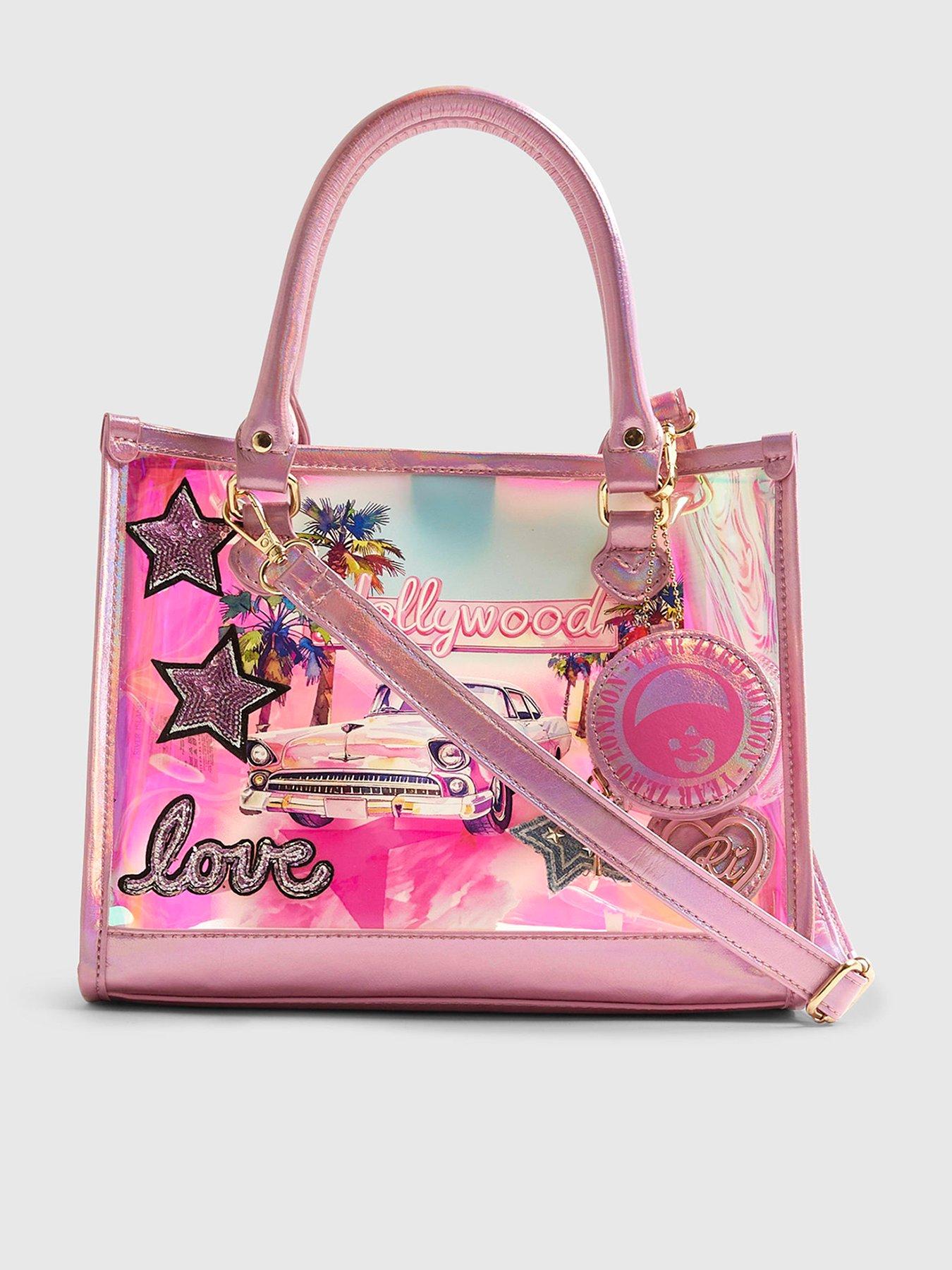 River Island Older Girls Jelly Shopper Bag - Pink