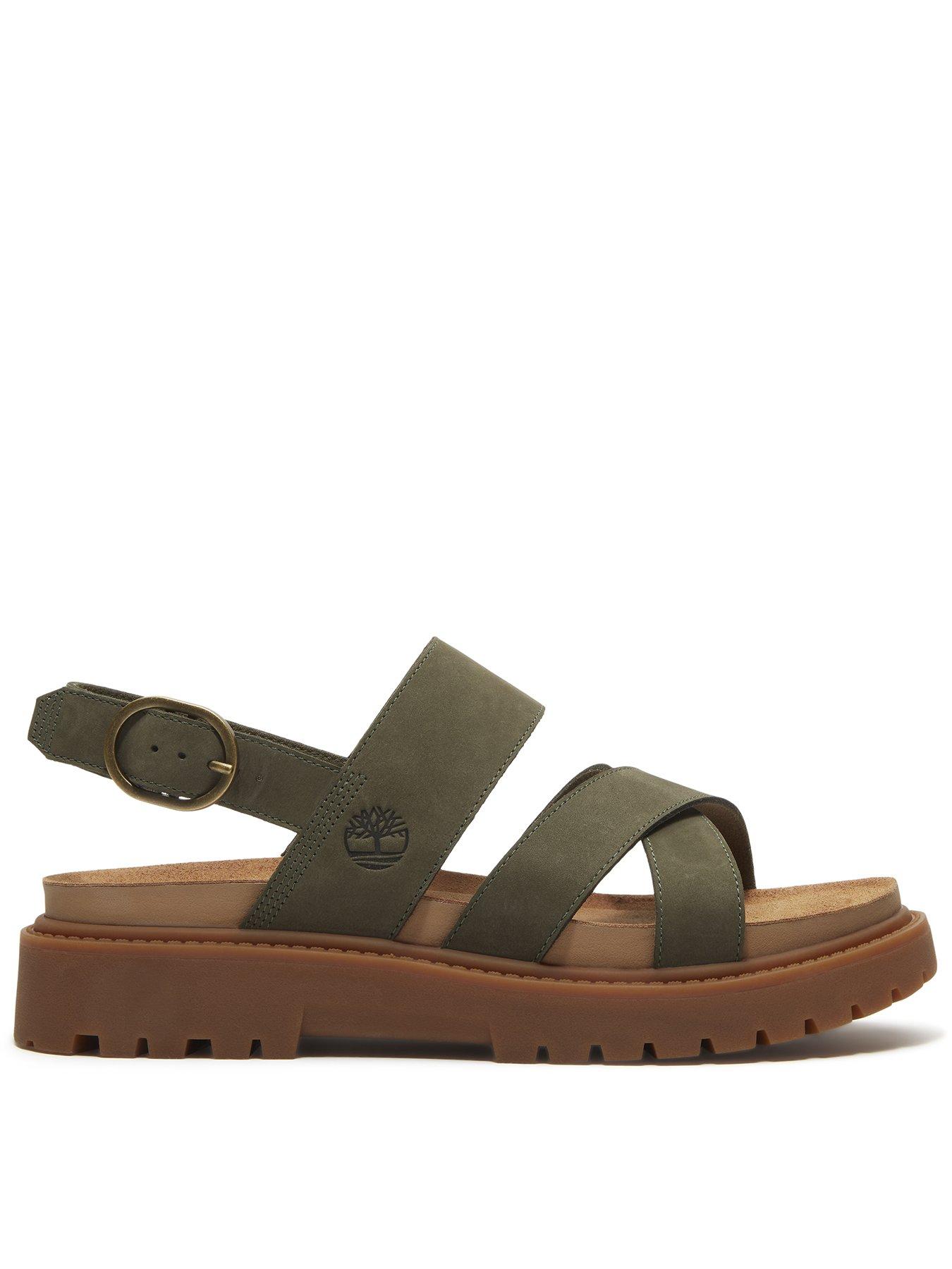 Timberland Clairemont Way Backstrap Sandal - Dark Green