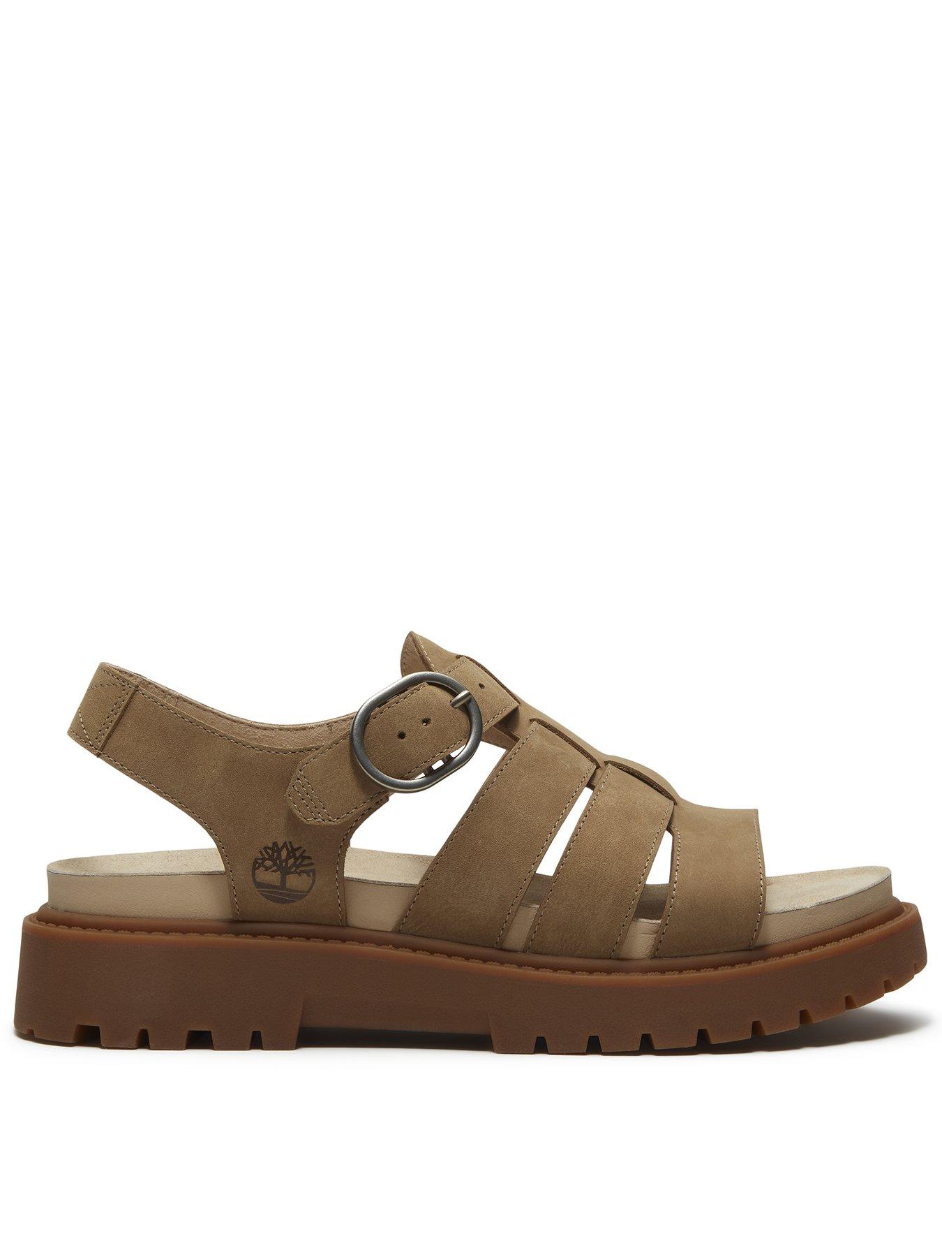 Image 1 of 7 of Timberland Clairemont Way Fisherman Sandal - Beige