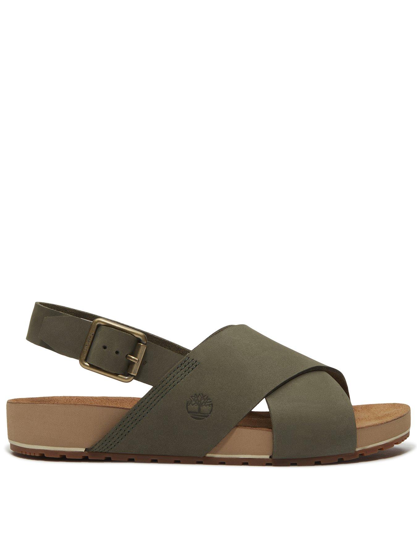 Image 1 of 6 of Timberland Malibu Waves Basic Backstrap Sandal - Dark Green