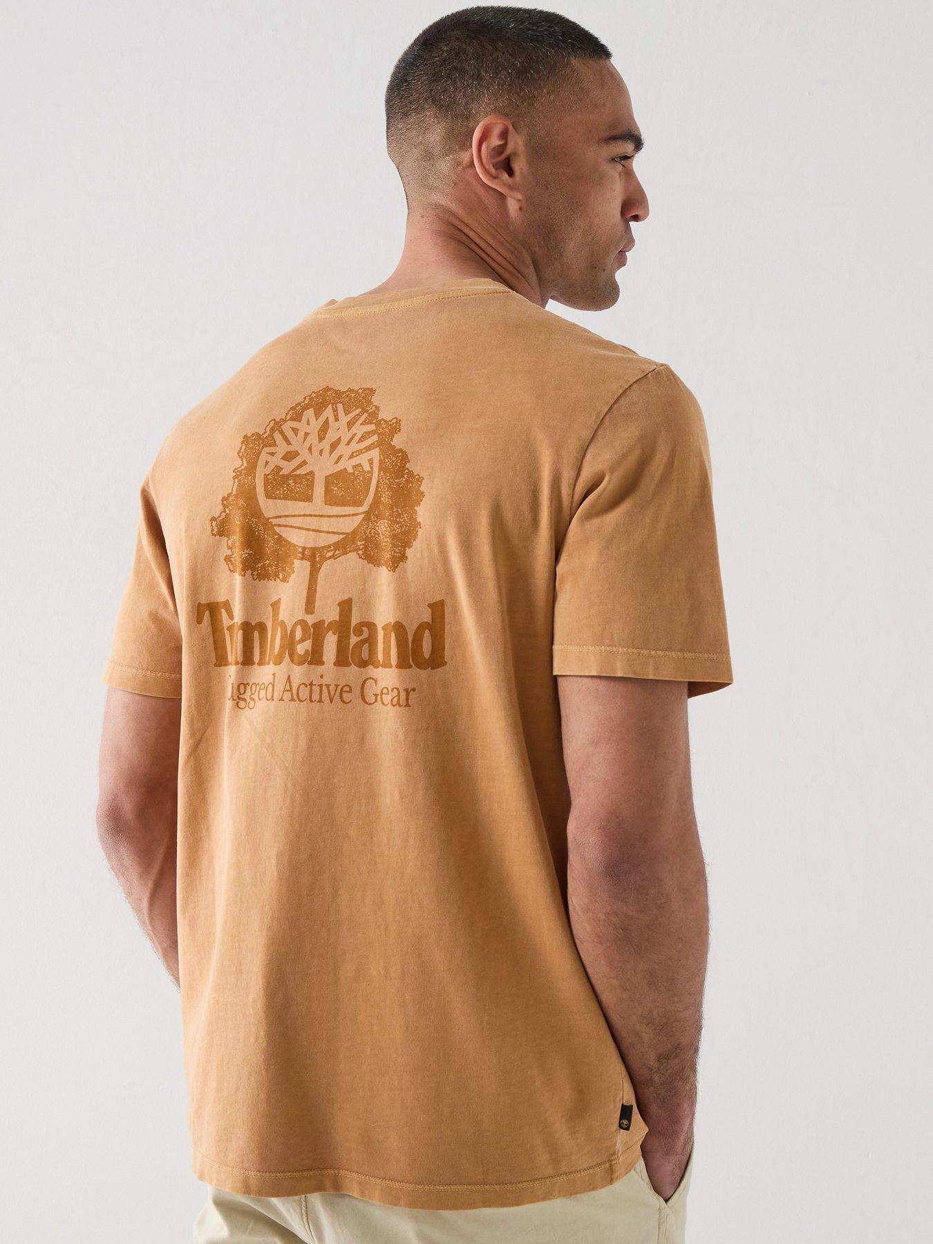 Timberland Timberland Rugged Active Gear Back Graphic T-shirt - Brown
