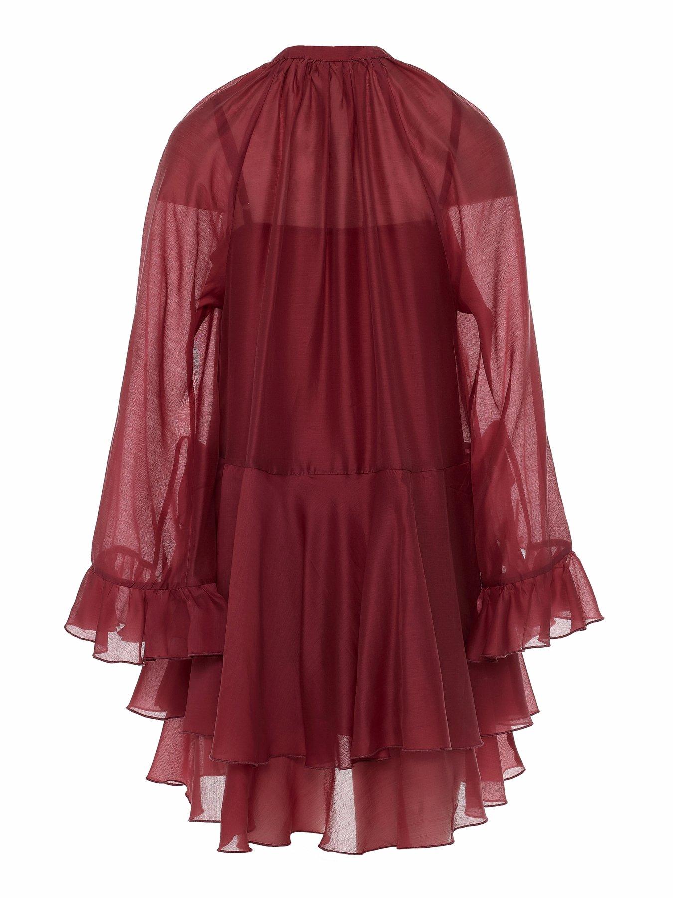 Image 6 of 6 of Devotion Twins Sheen Dress - Rosewine