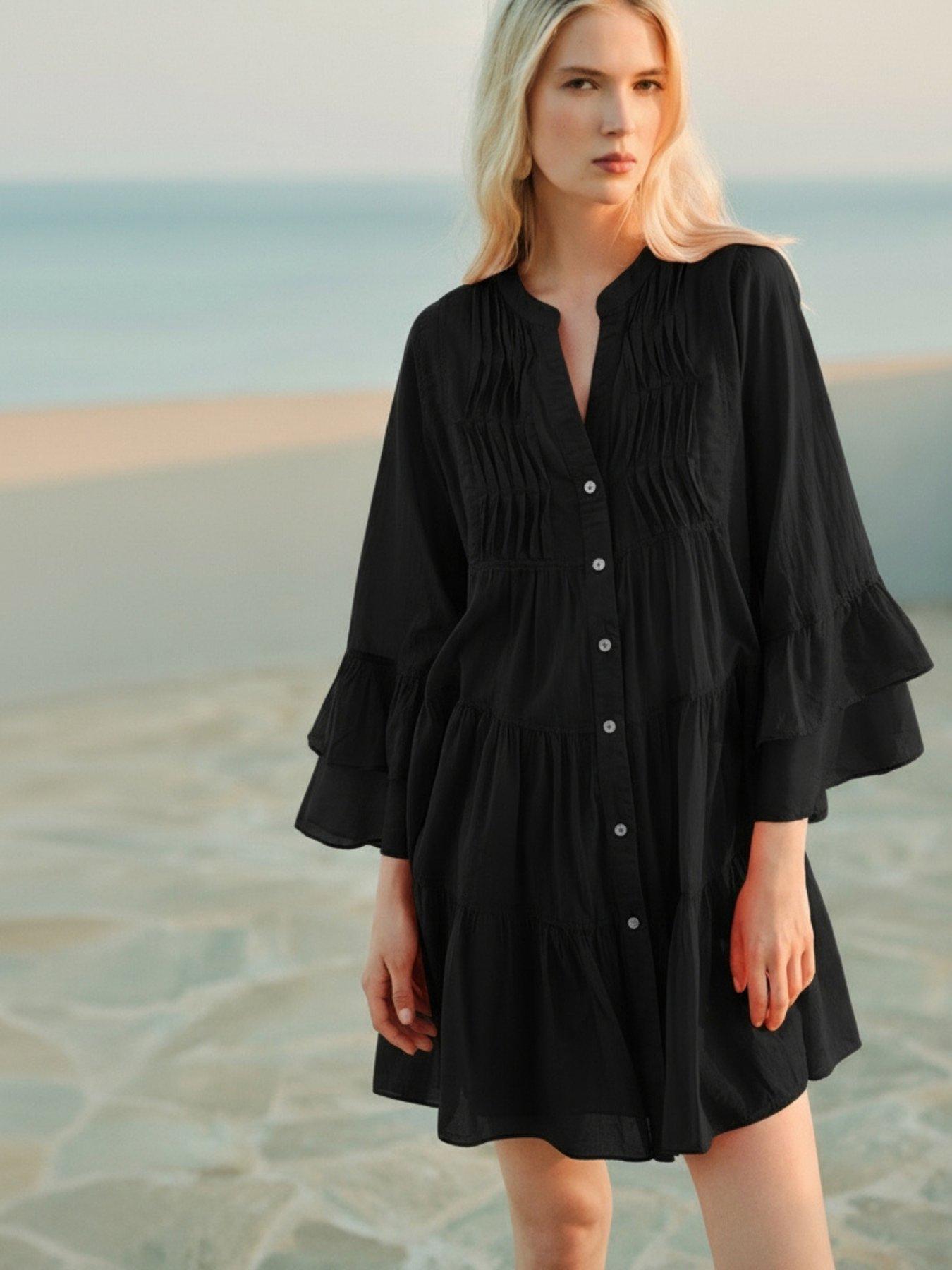 Devotion Twins Citrus Dress - Black