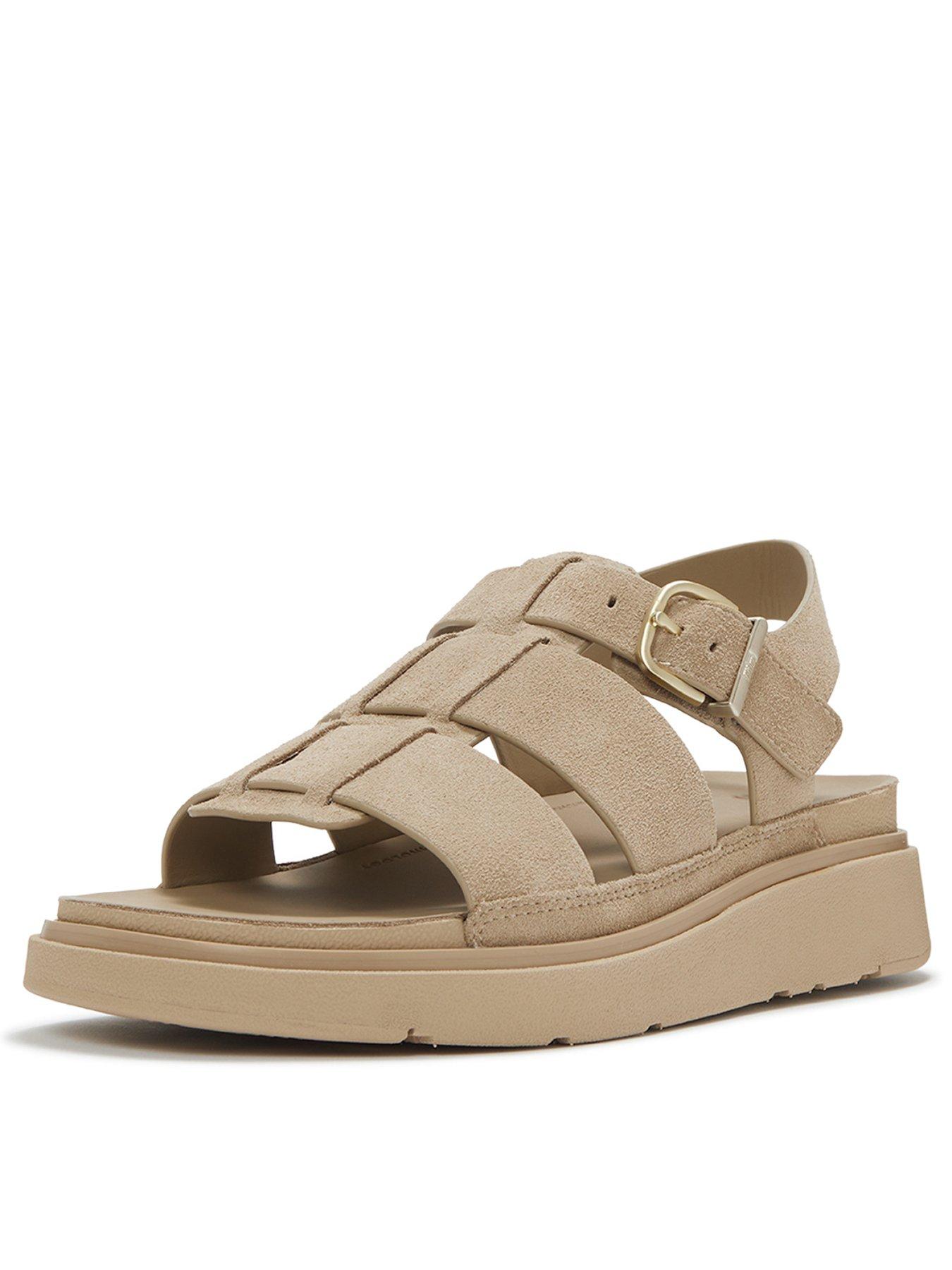 Image 3 of 5 of FitFlop Gen-ff Suede Fisherman Sandals - Cappuccino