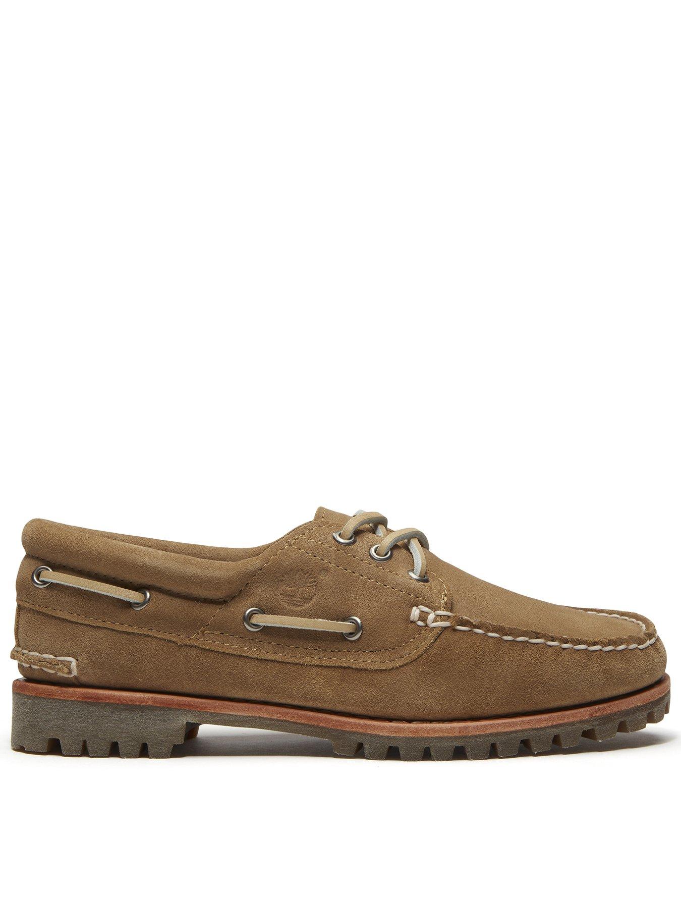 Timberland Noreen Boat Shoe, Beige, Size 5, Women