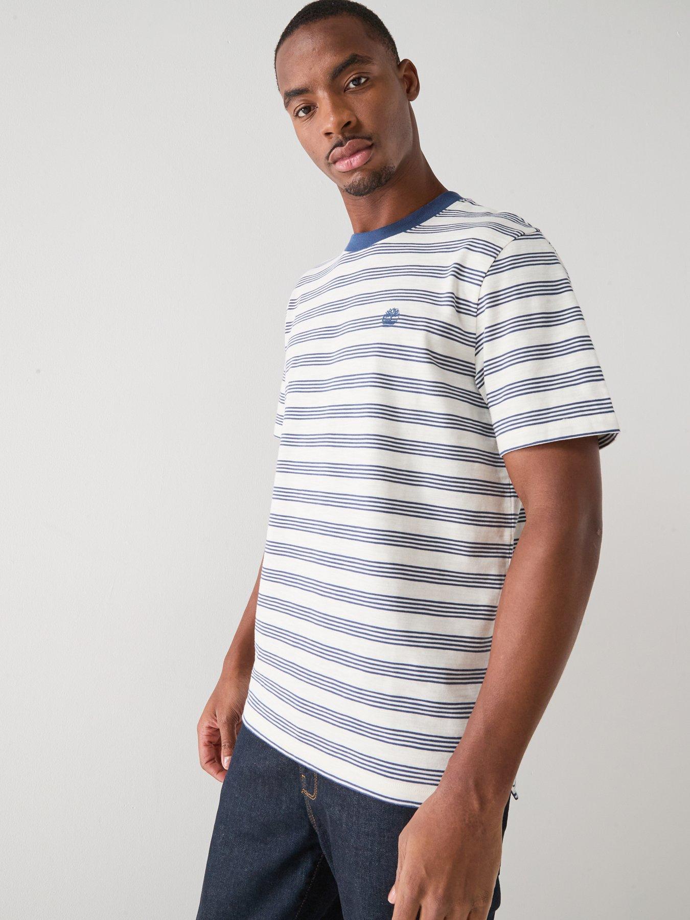 Timberland Striped T-Shirt - White