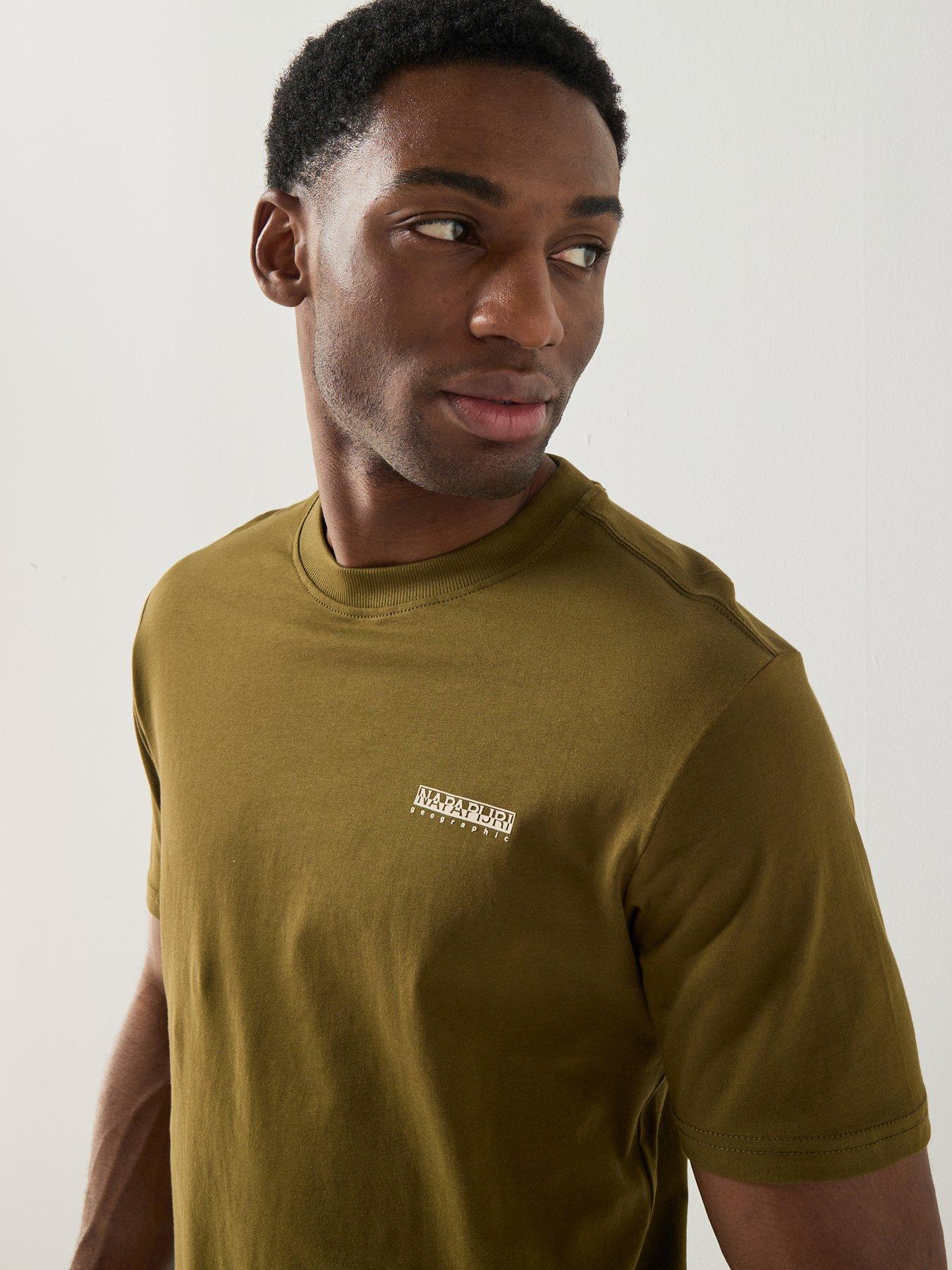 Image 4 of 4 of NAPAPIJRI Mens Small Box T-shirt - Green