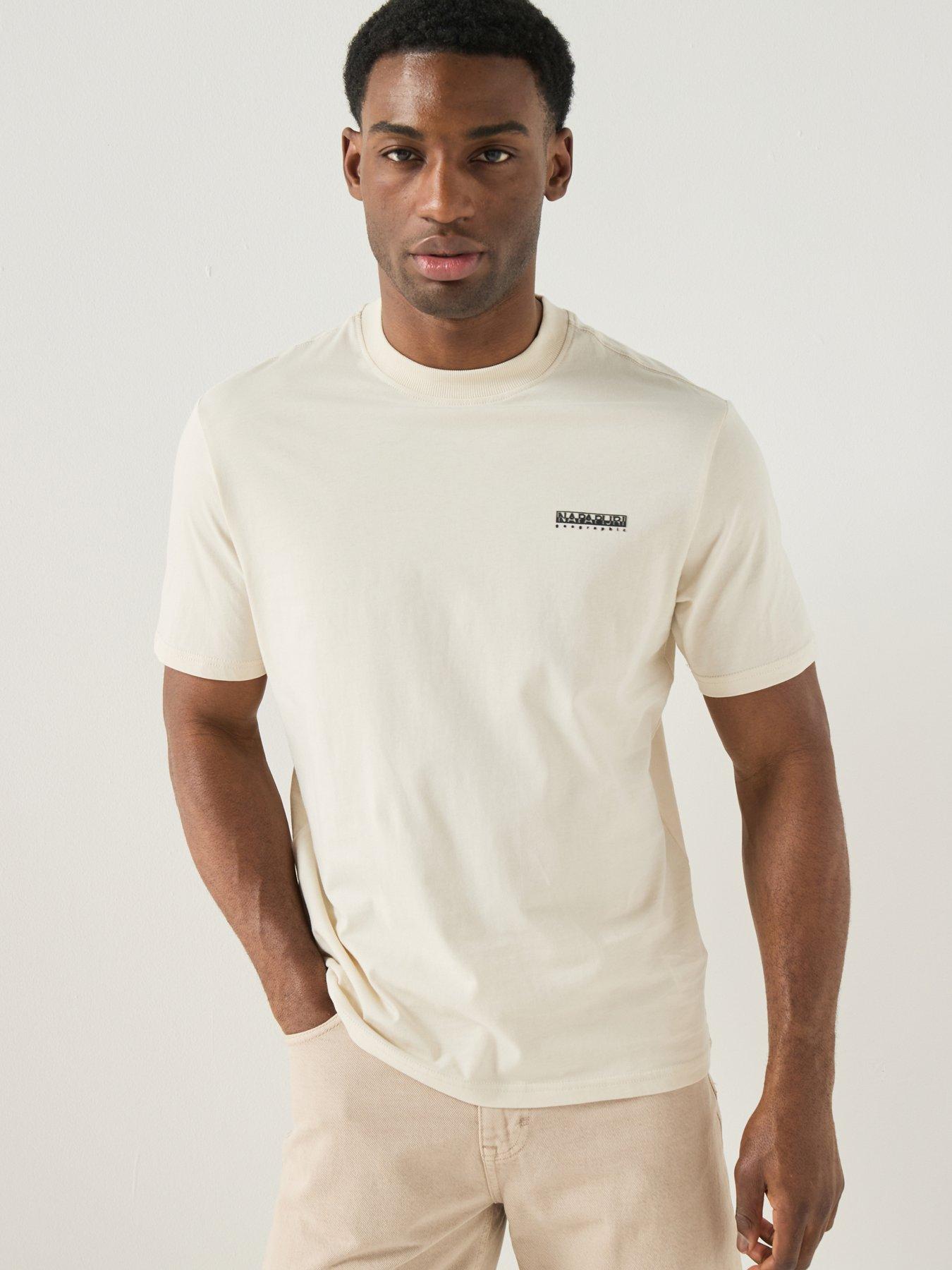 Napapijri Mens Small Box T-Shirt - White