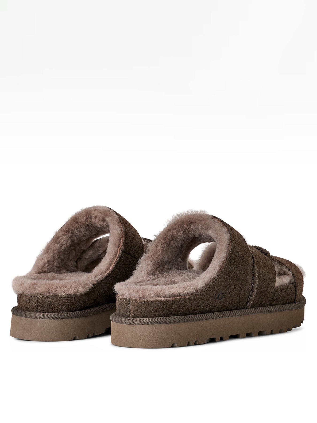 UGG Greenport Cross Strap Slide - Dense Smoke | Very