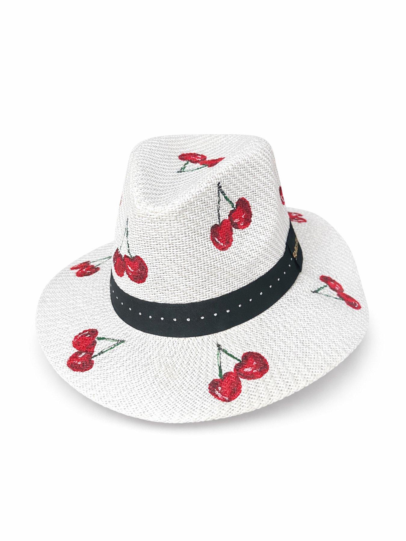 Image 2 of 3 of Sorena Cherry Print Hat
