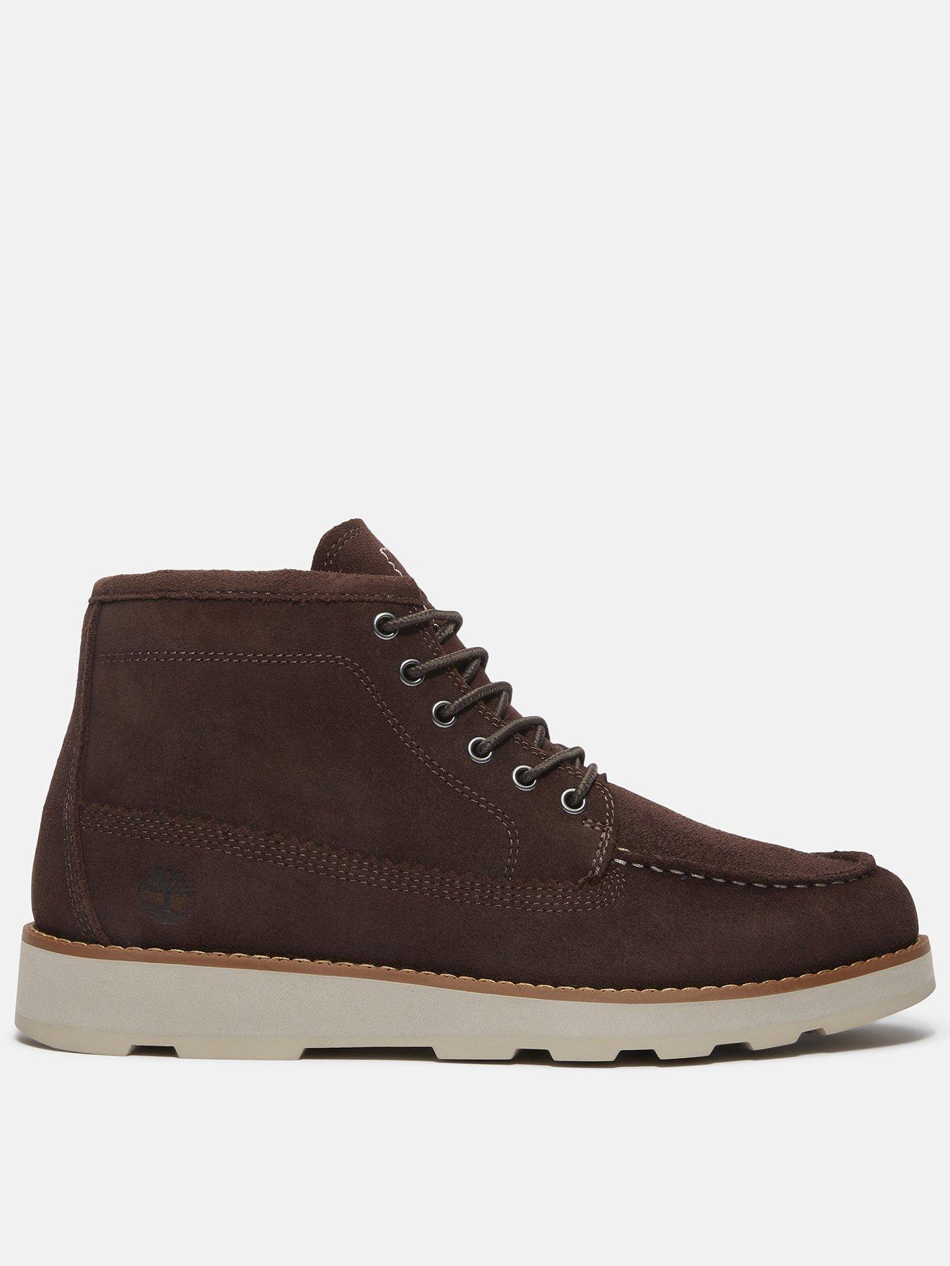 Timberland Britton Mills Casual Lace Up Chukka Boots, Dark Brown, Size 8, Men
