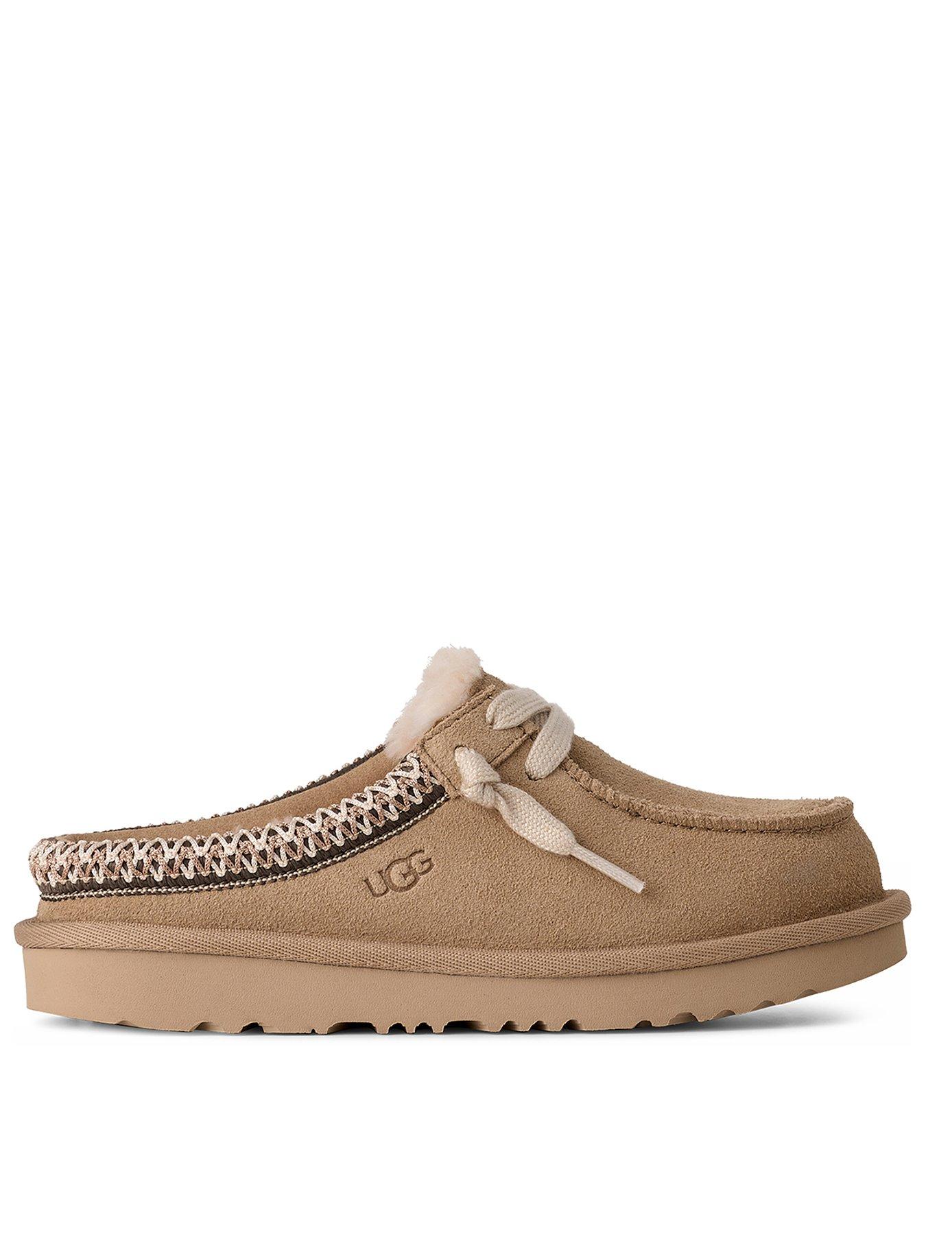 UGG Kids Tasman Mule Shoe, Beige, Size 12 Younger