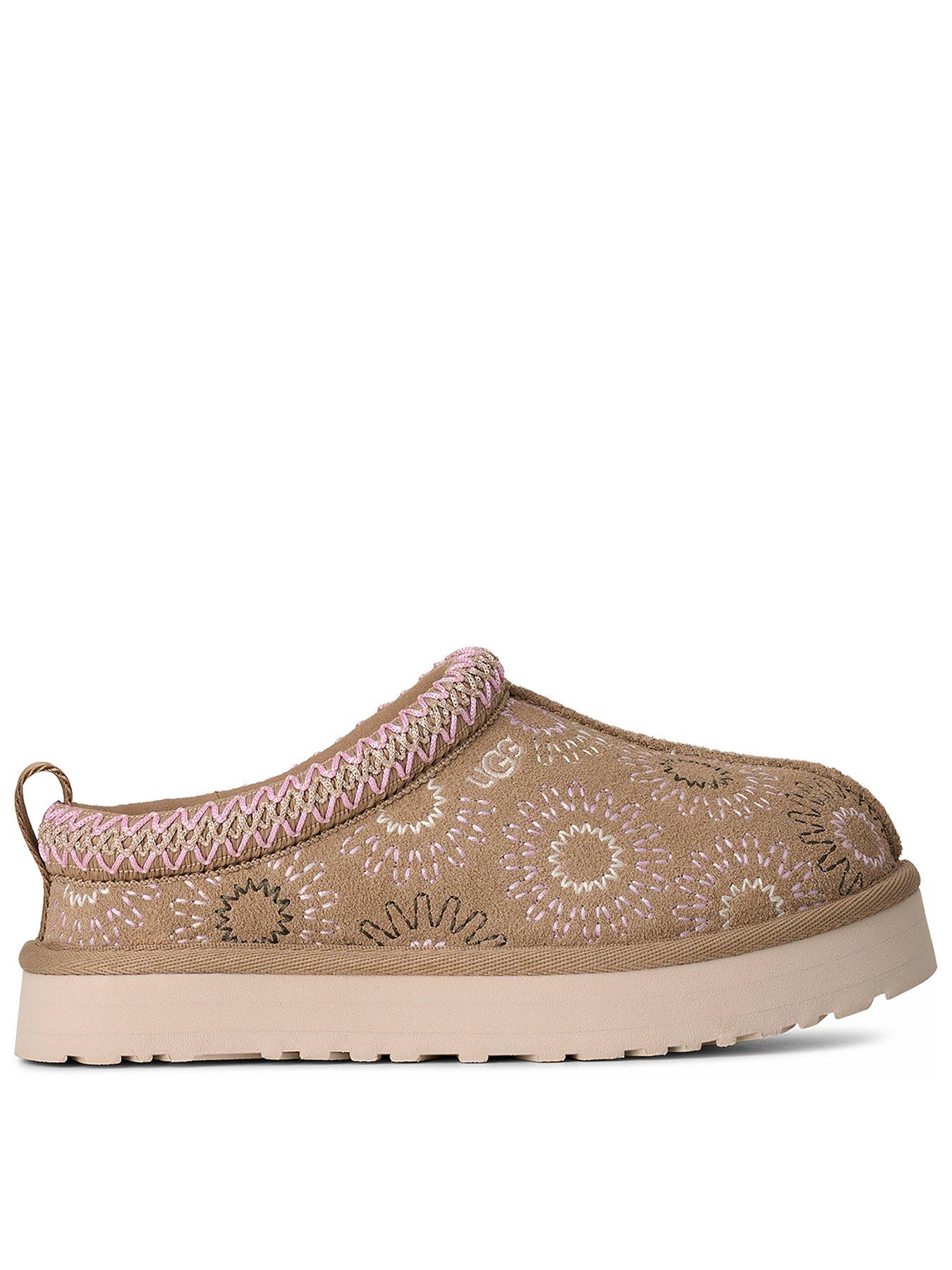 UGG Kids Tazz Sun Stitch Slipper - Mustard Seed
