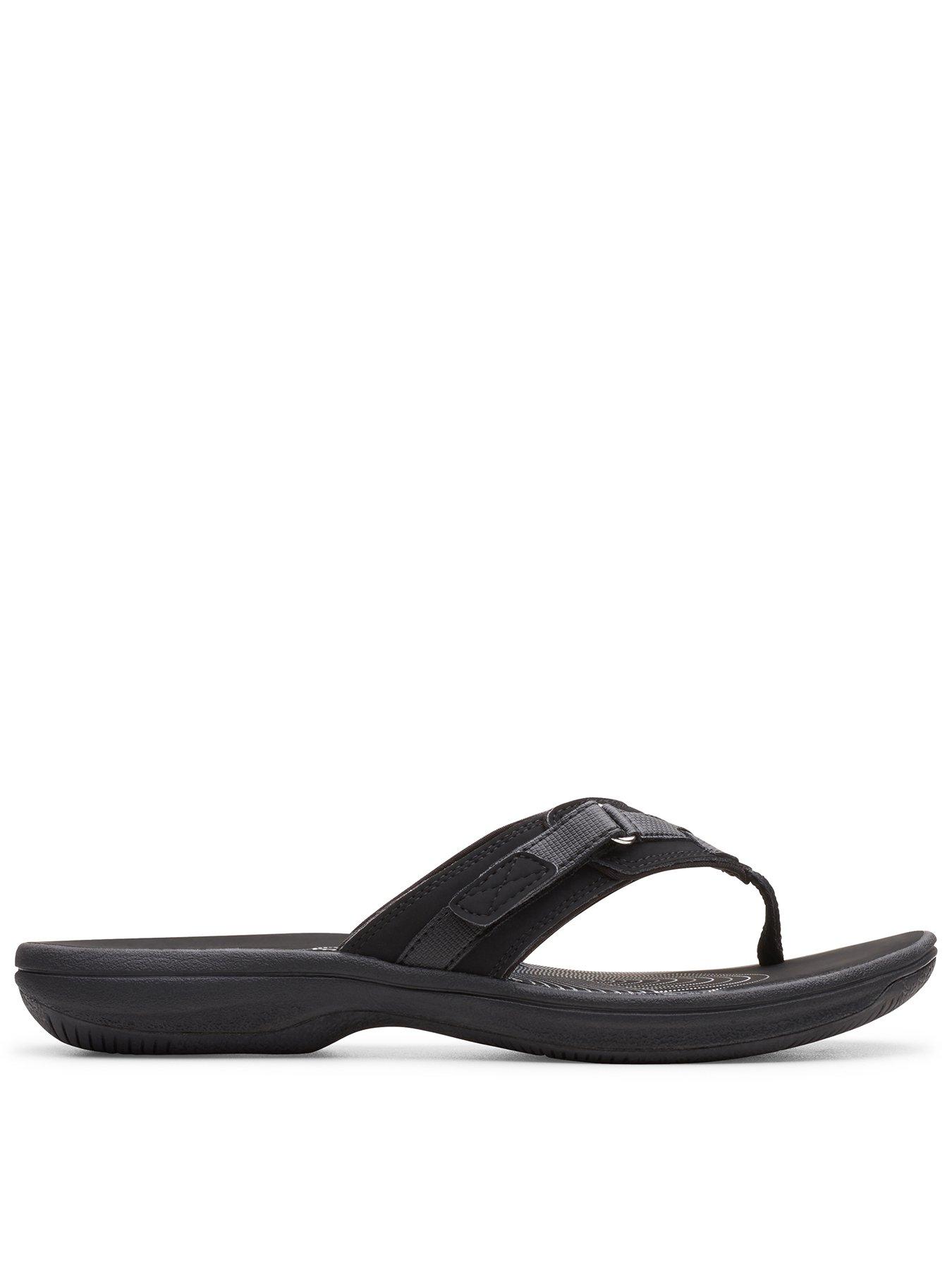 Clarks Brinkley Sea Flip Flop Sandal - Black