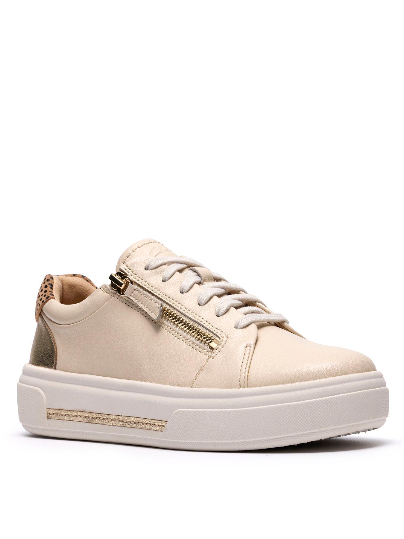 Image 2 of 6 of Clarks Hollyrose Zip Shoes - Cream Multi