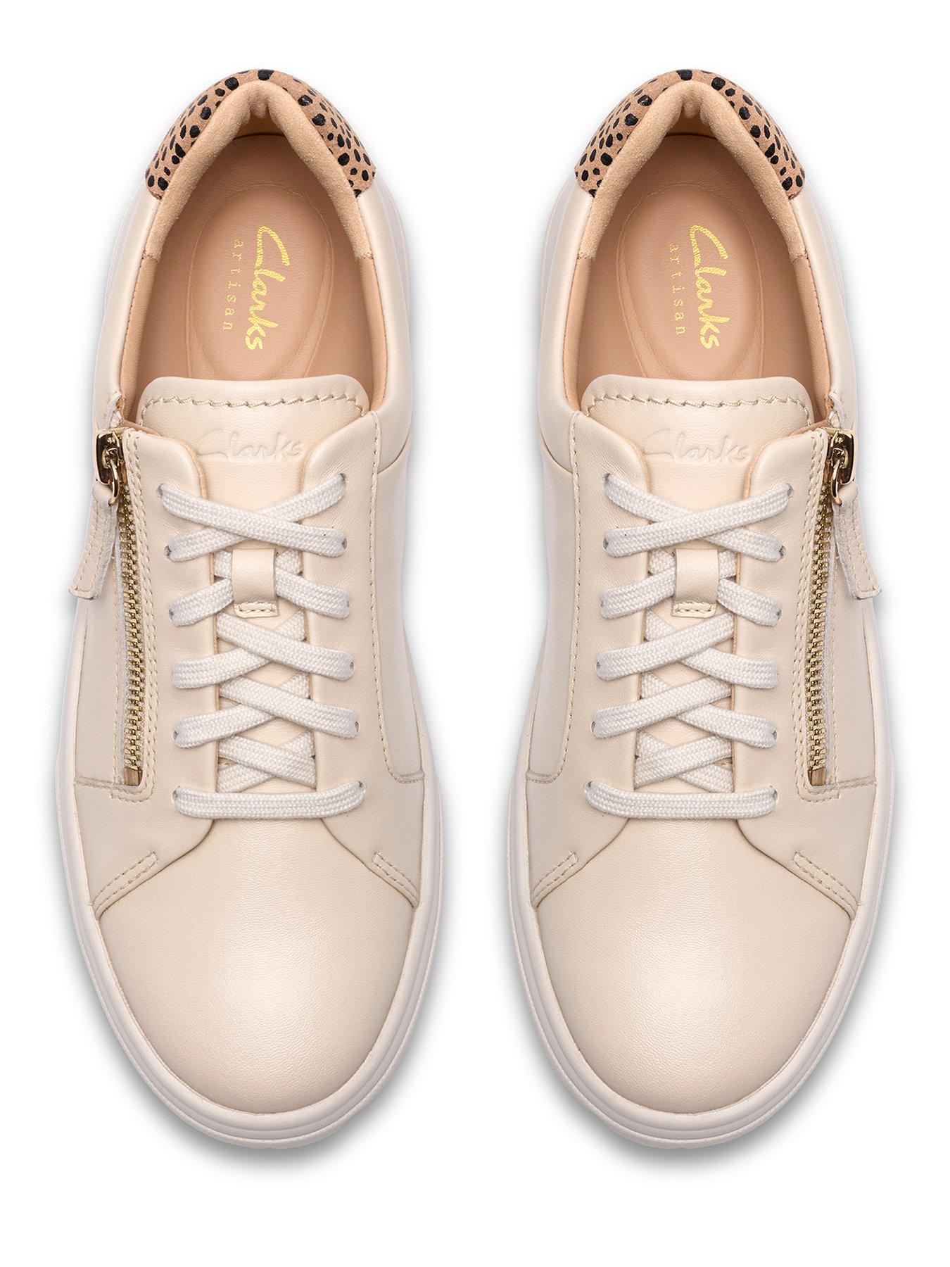 Image 4 of 6 of Clarks Hollyrose Zip Shoes - Cream Multi
