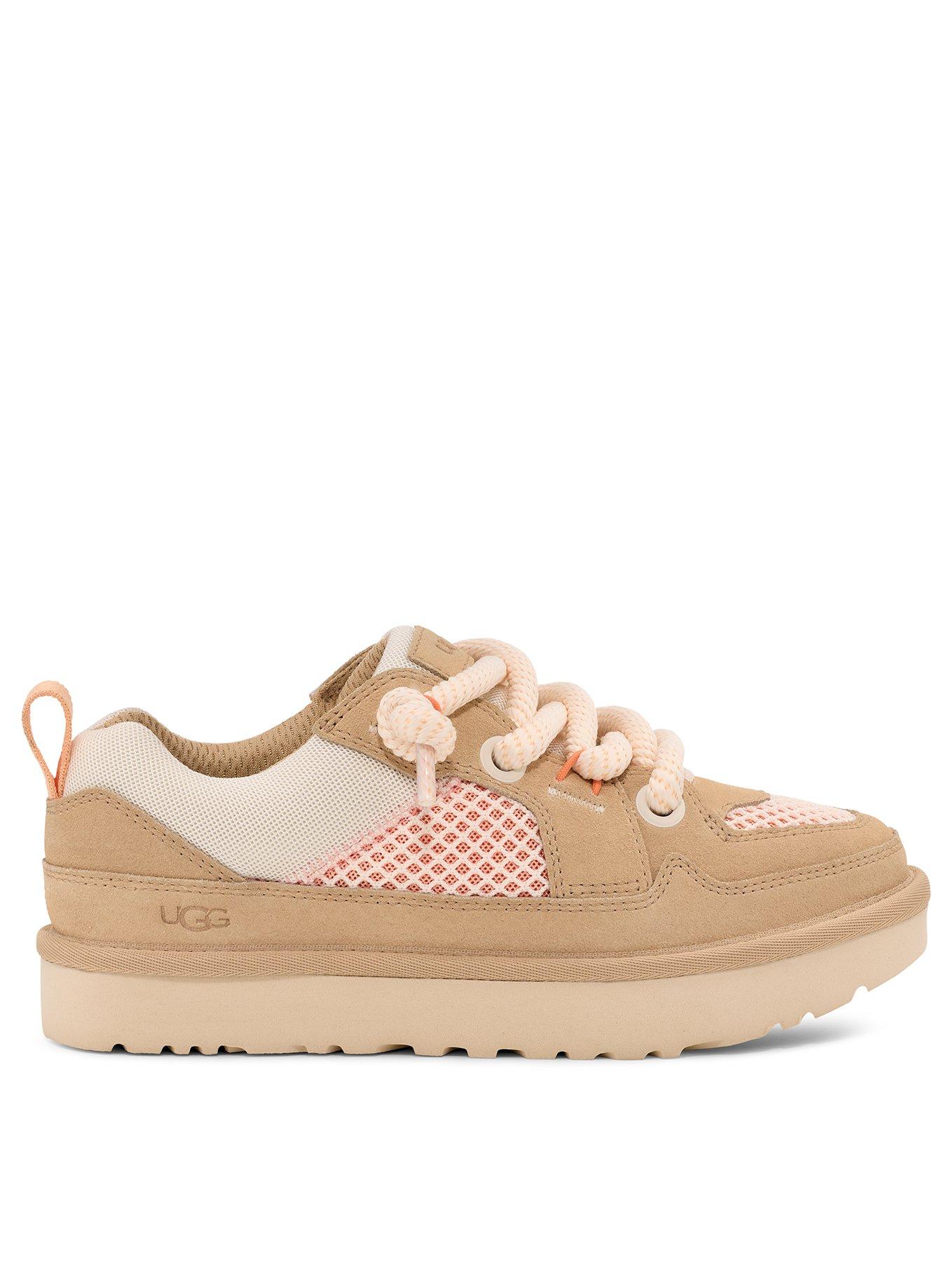UGG Lo Lowmel Mesh, Beige, Size 6, Women