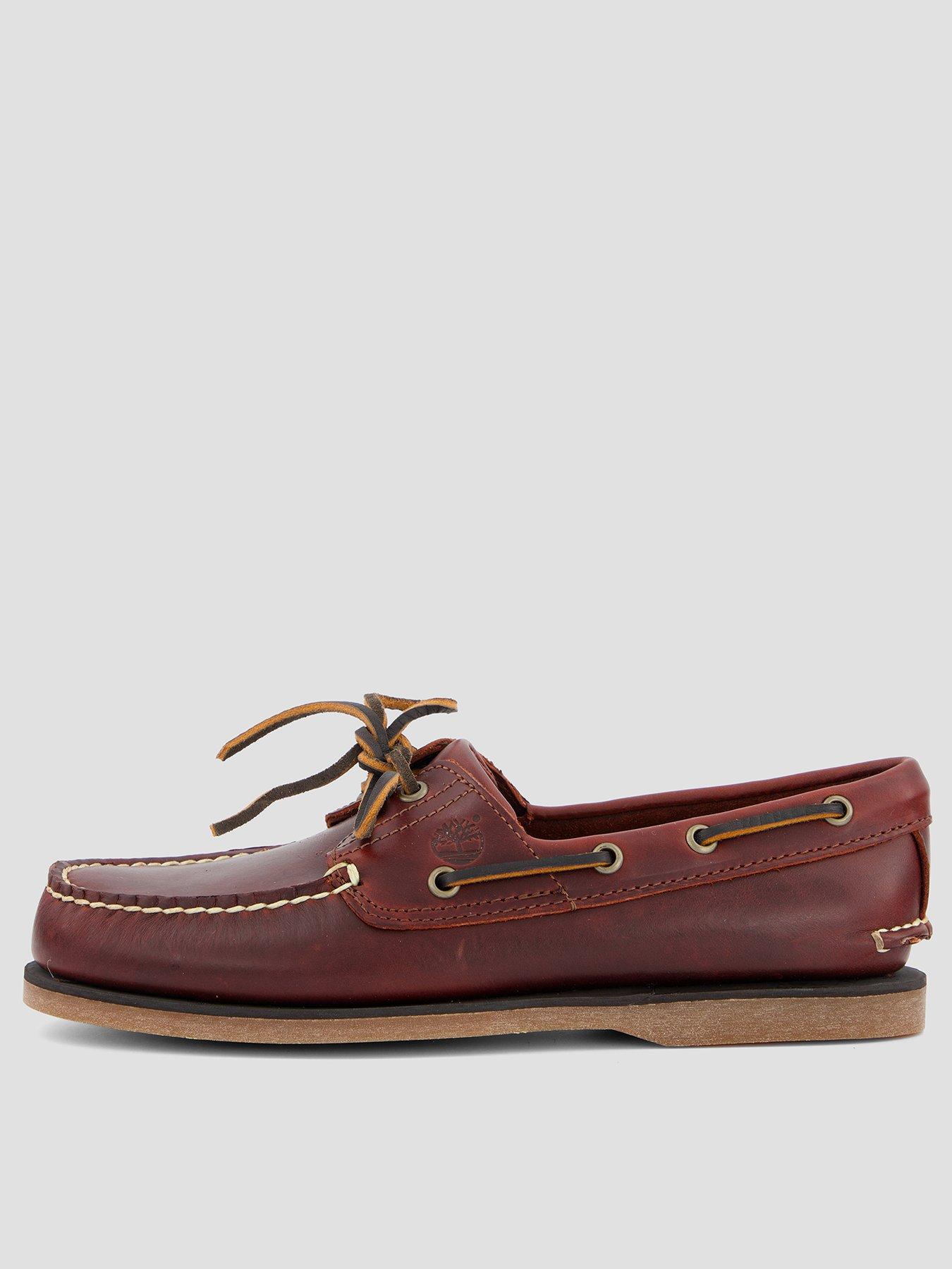 Timberland Classic Boat Shoe, Brown, Size 9, Men