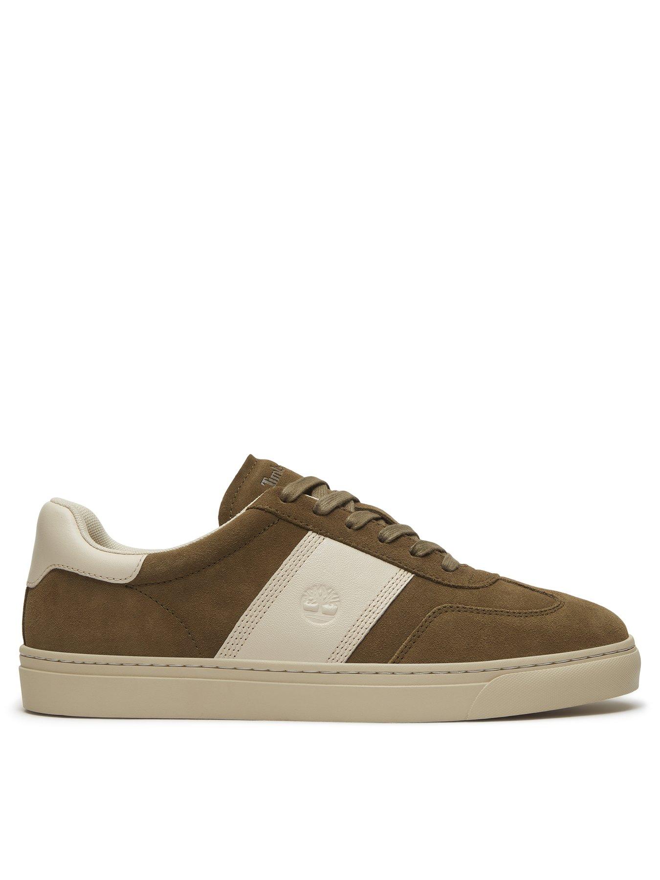 Timberland: Lisbon Street Low Lace Trainers - Khaki