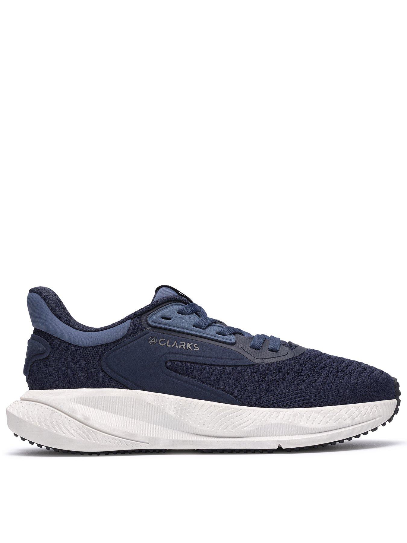 Image 1 of 6 of Clarks Pace Move Trainer - Navy