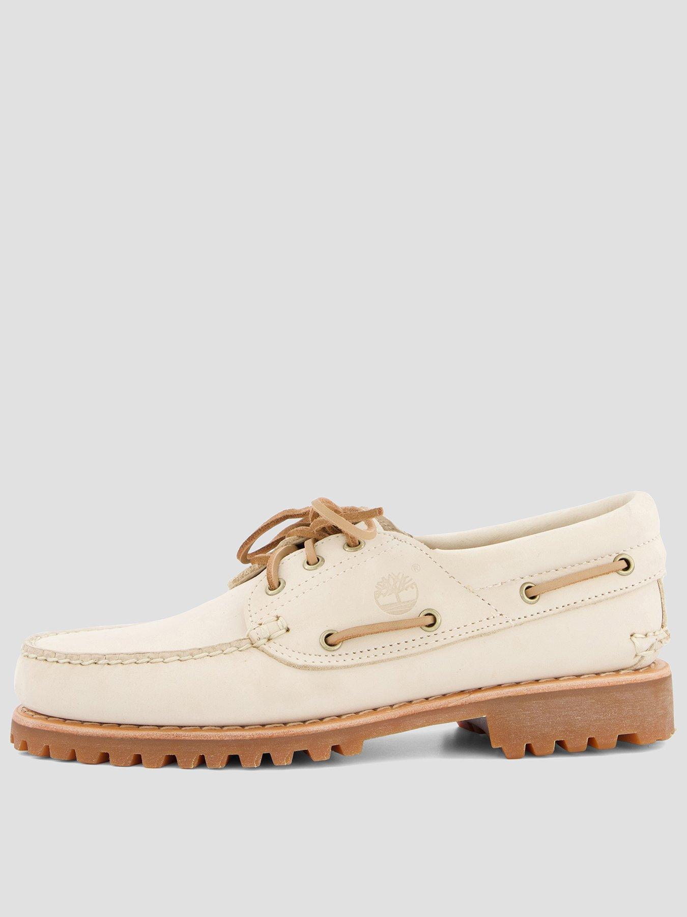 Image 1 of 7 of Timberland Authentic Boat Shoe - Light Beige