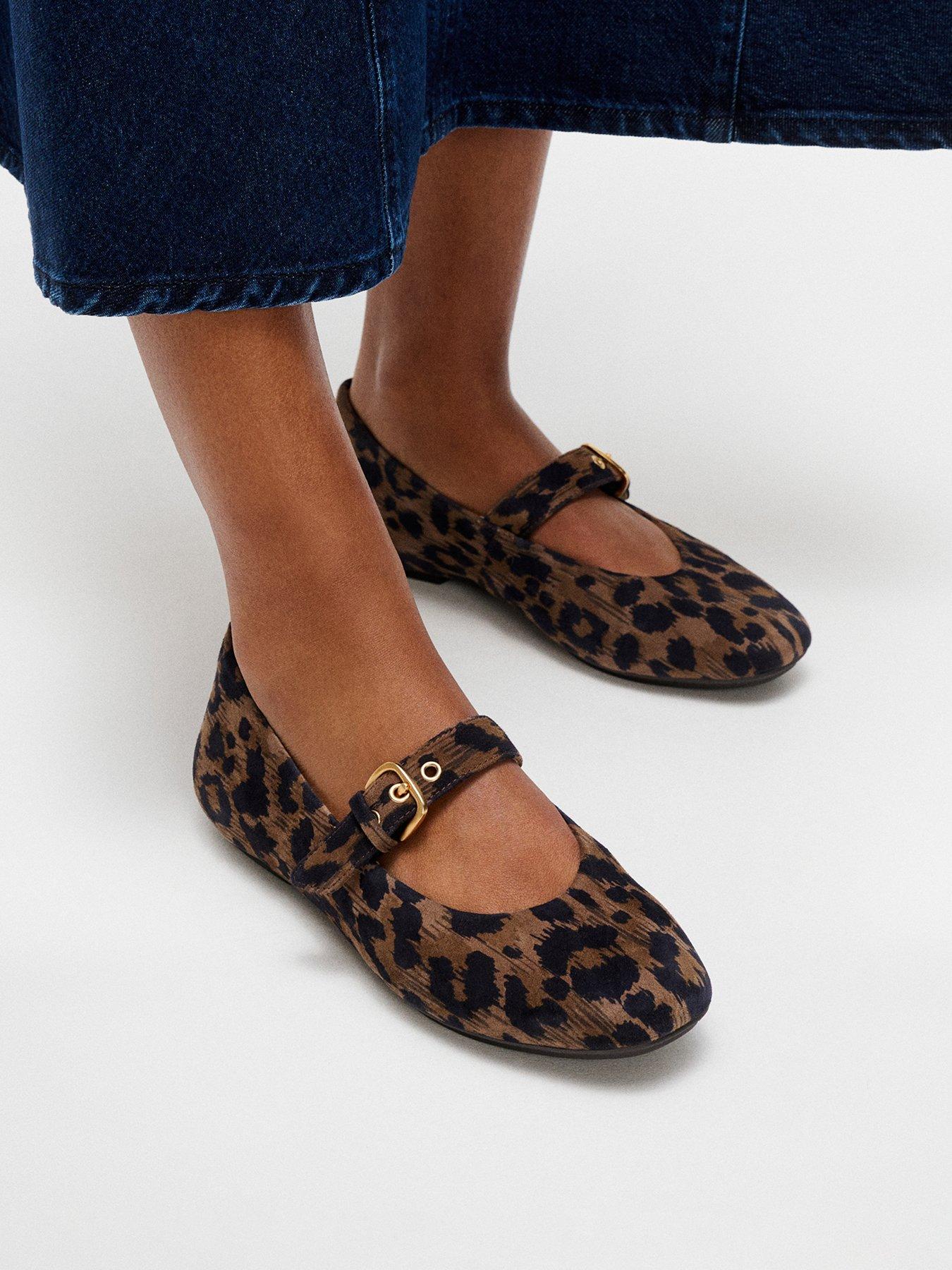 FitFlop Delicato Mary Jane Leopard Shoe - Leopard