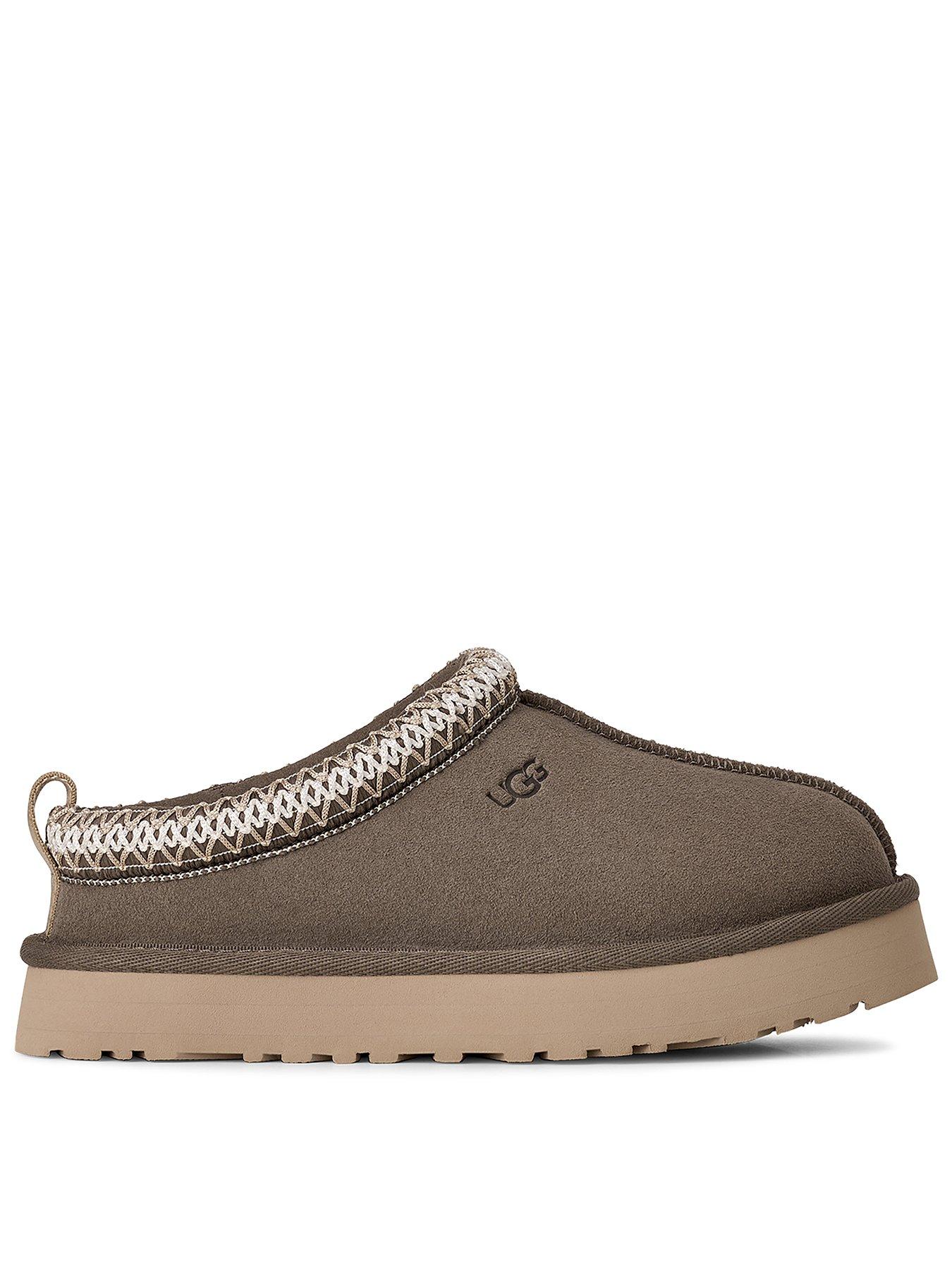 UGG Kids Tazz Slipper, Brown, Size 12 Younger