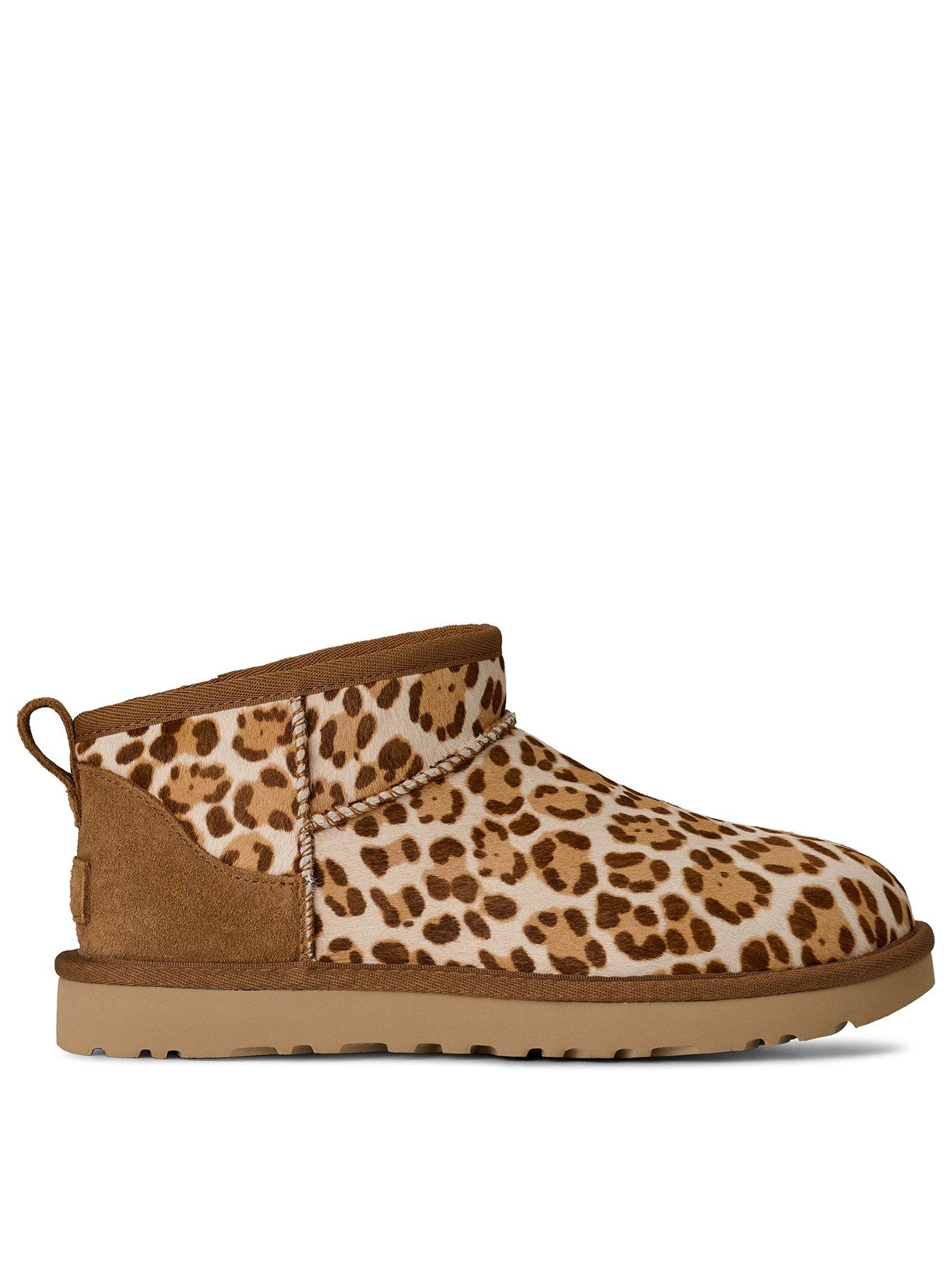 UGG Classic Ultra Mini Plains Boot - Felicity Leopard Jasmine
