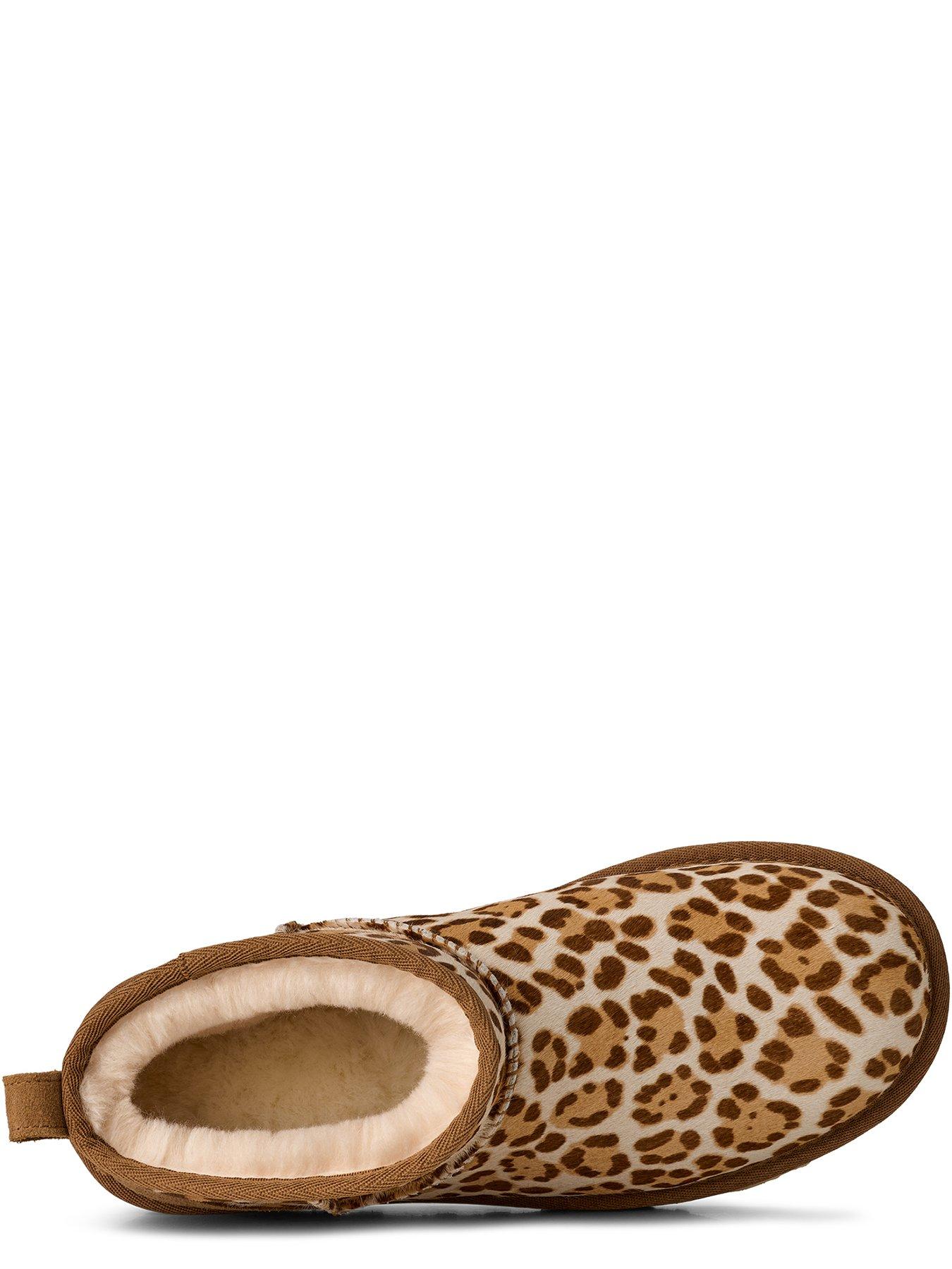 UGG Classic Ultra Mini Plains Boot - Felicity Leopard Jasmine | Very