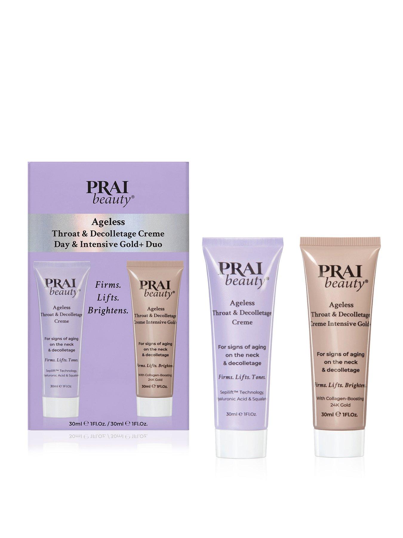 Image 1 of 1 of Prai Ageless Golden Glow Neck Duo (30ml Day & 30ml Gold)
