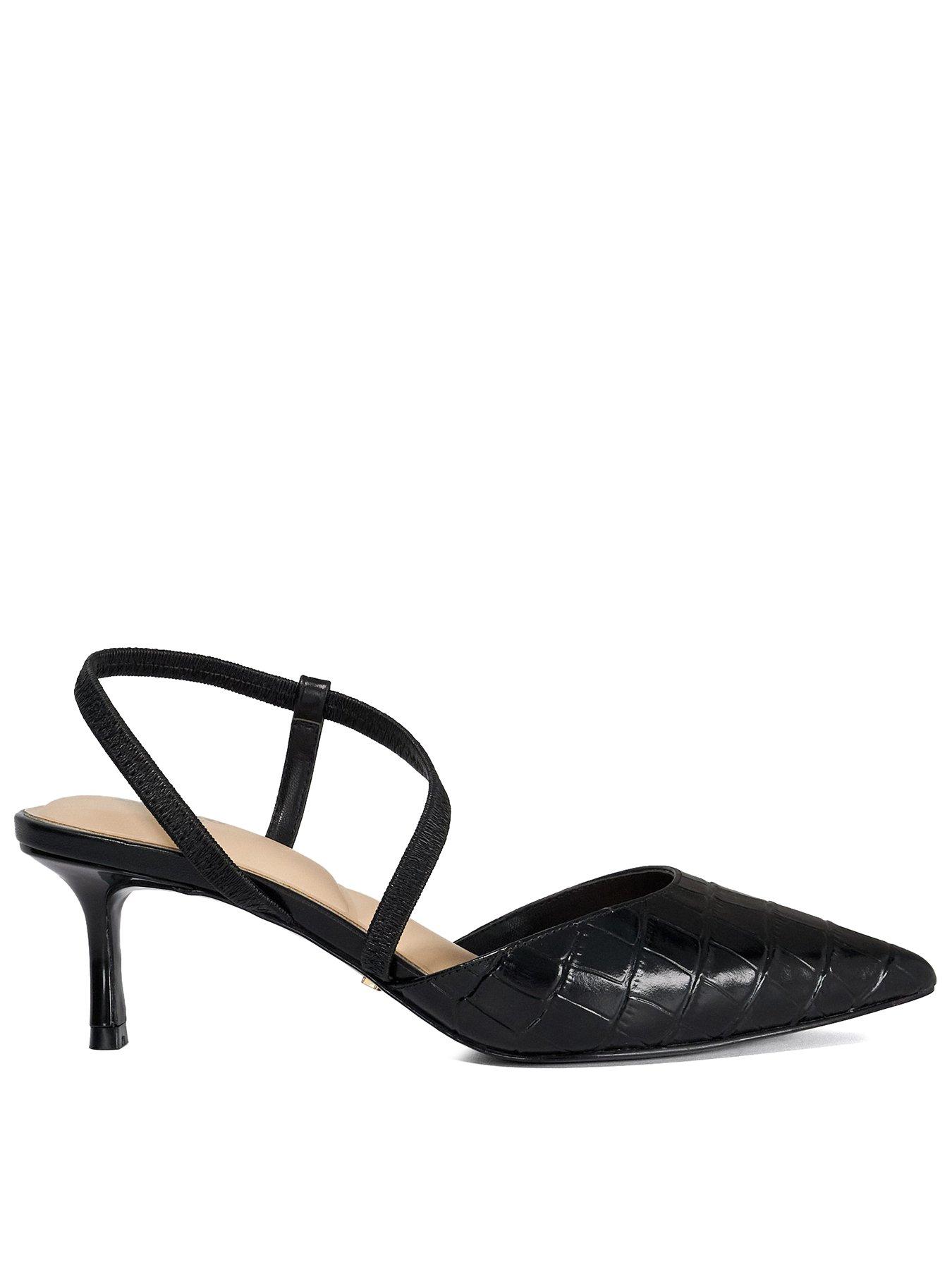 Dune London Charming Embellished Court Shoes - Black