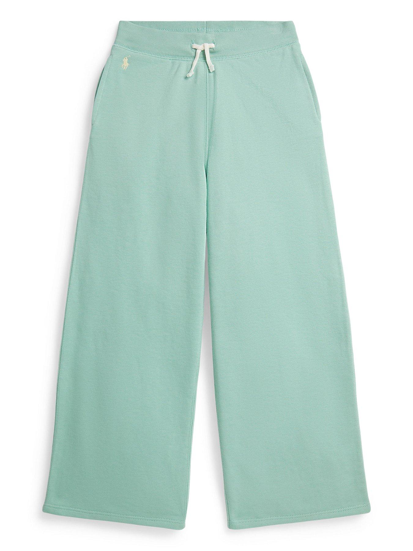 Polo Ralph Lauren Girls Wide Leg Jogger - Green