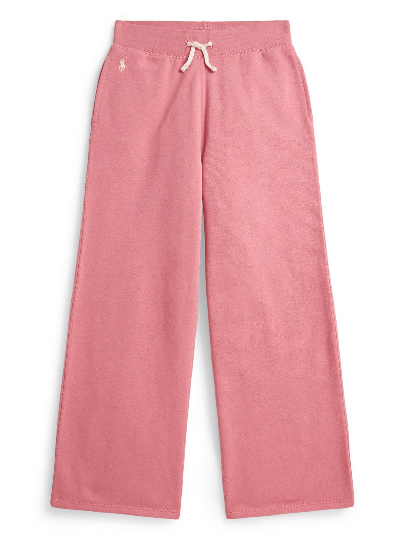 Polo Ralph Lauren Girls Wide Leg Jogger - Pink