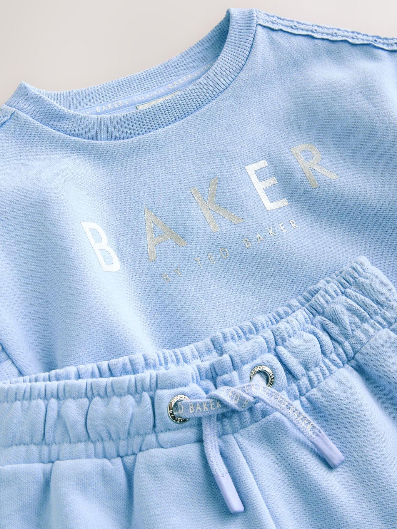 Image 4 of 7 of Ted Baker Younger Girls Bow Sleeve Set - Blue